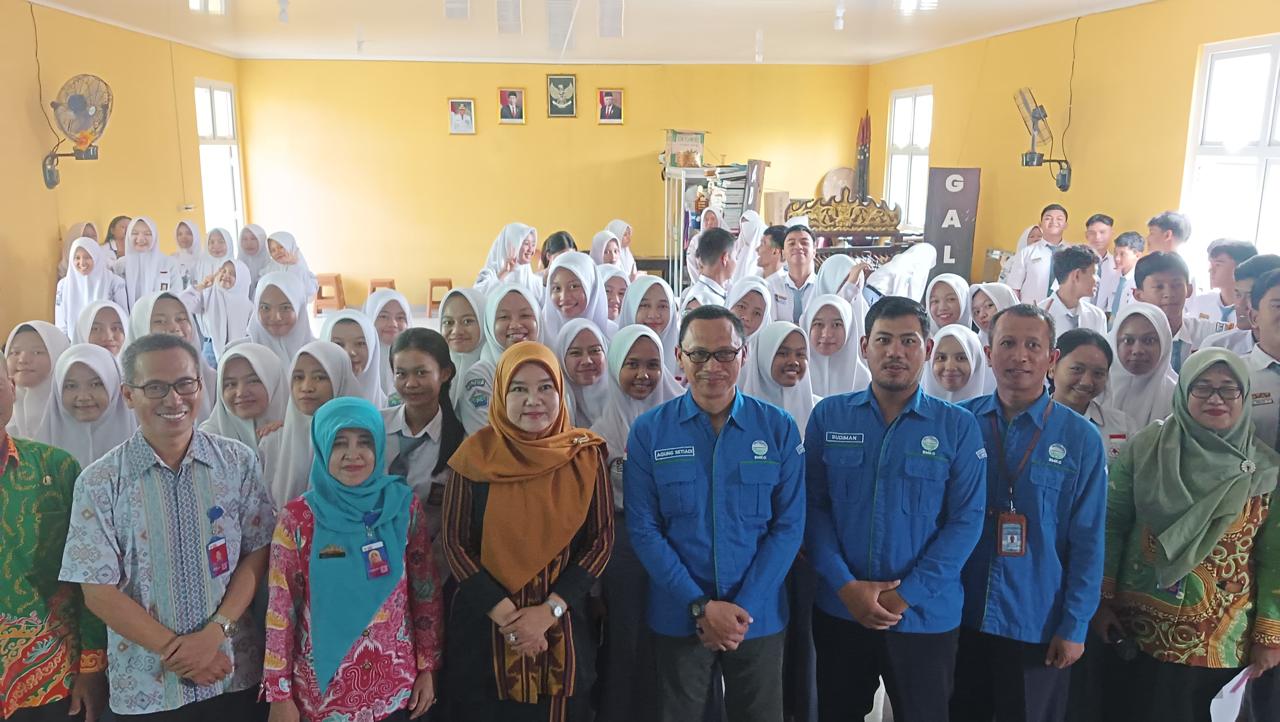 BMKG Lampung Utara Bicara Tentang Mitigasi Bencana di Hadapan Siswa SMA Negeri 1 Kalianda