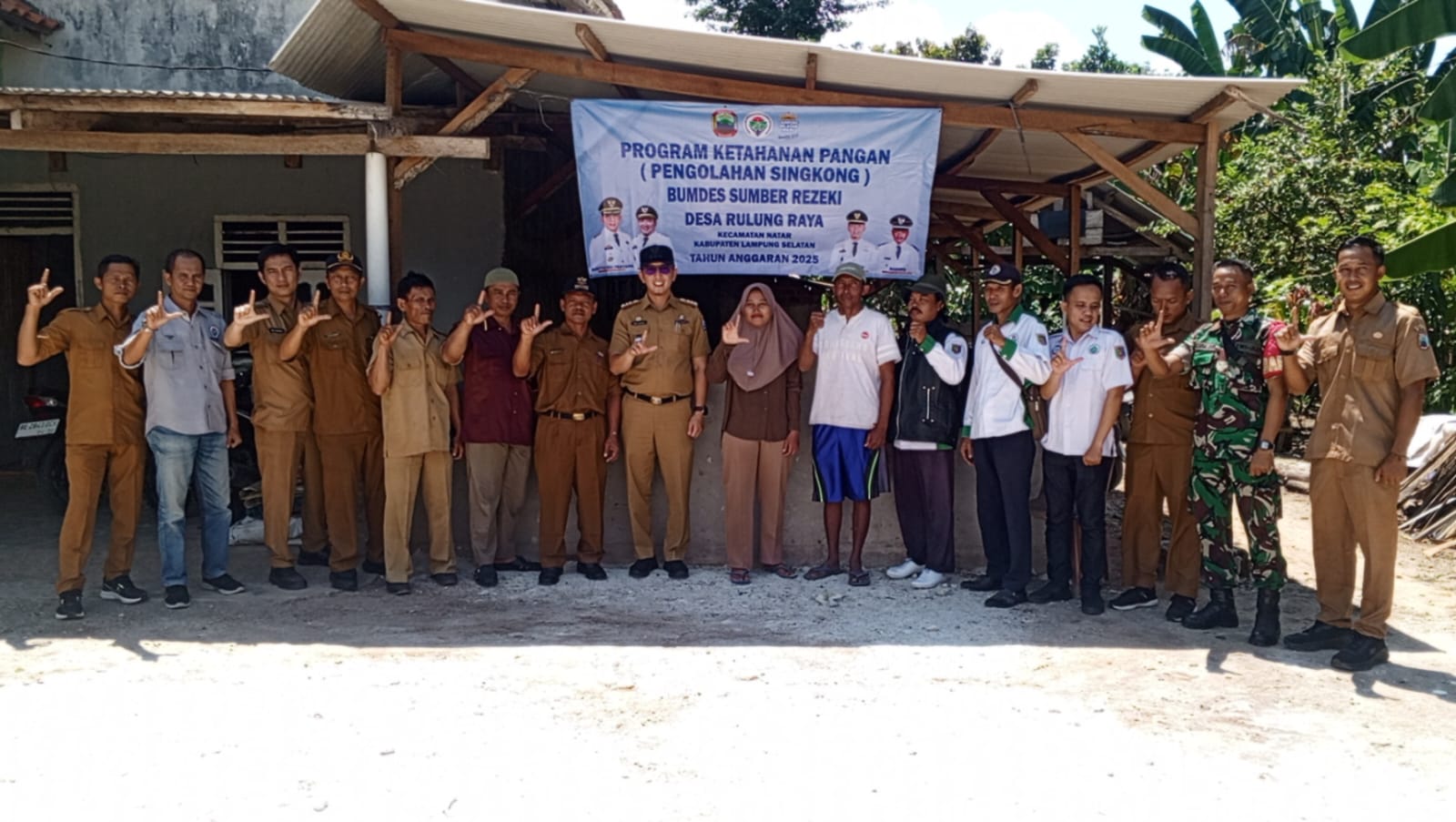 Camat Natar Yakin BUMDes Pengolahan Singkong Jadi Gaplek Milik Desa Rulung Raya Pasti Berhasil 