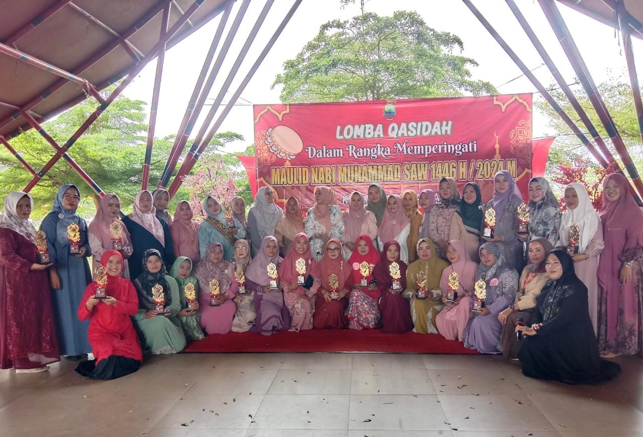 Lomba Qasidah Kecamatan Kalianda, Desa Kedaton Sabet Juara 1