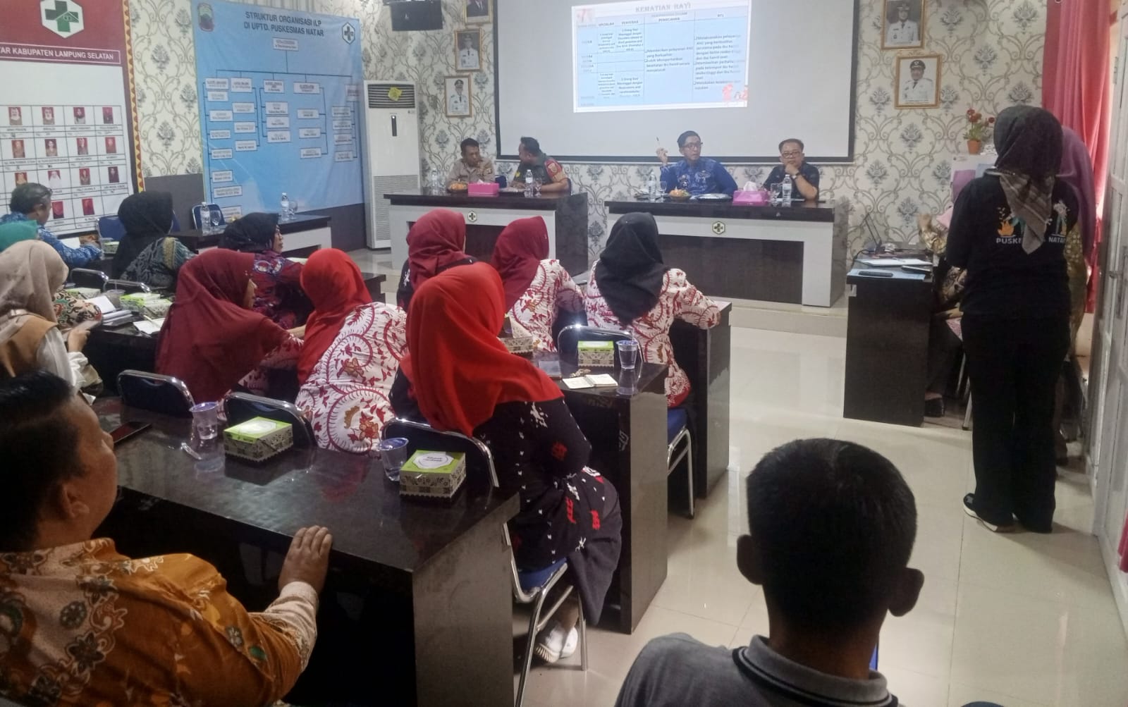 Tingkatkan Kolaborasi Penanganan Kesehatan Masyarakat, Puskesmas Natar Gelar Lokakarya Mini Lintas Sektor 