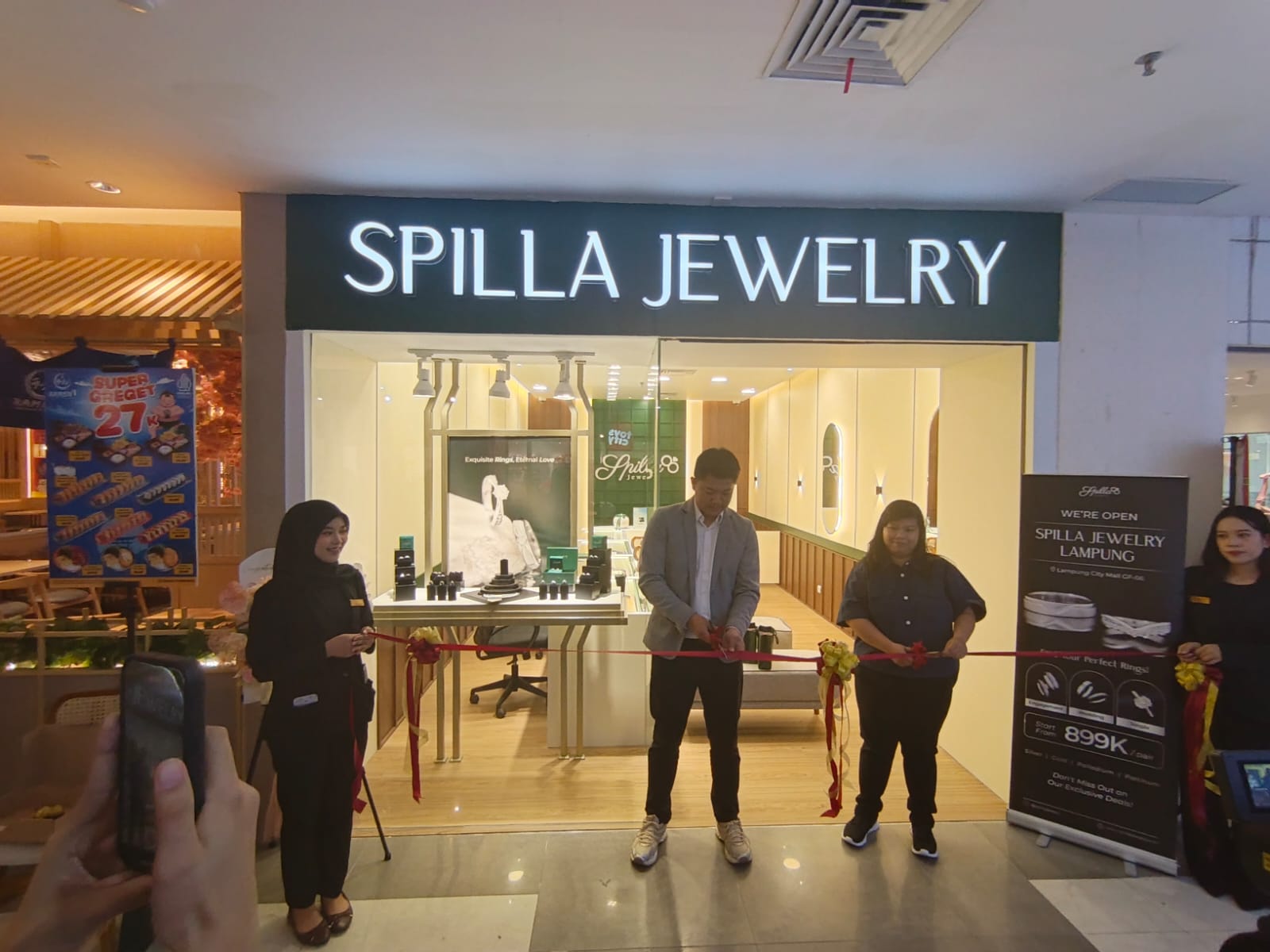 Brand Perhiasan Terkemuka Spilla Jewelry Hadir di Lampung City Mall 