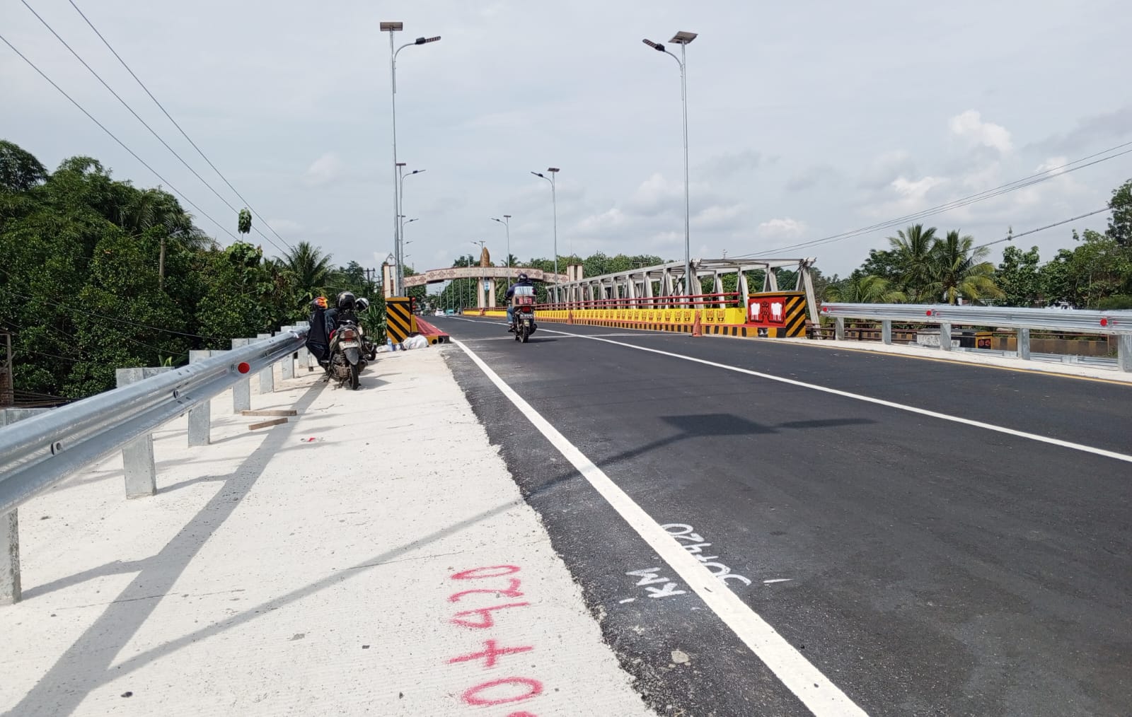 Jembatan Way Sekampung di Jalinsum Natar - Tegineneg Rampung Dikerjakan Awal Tahun 2024