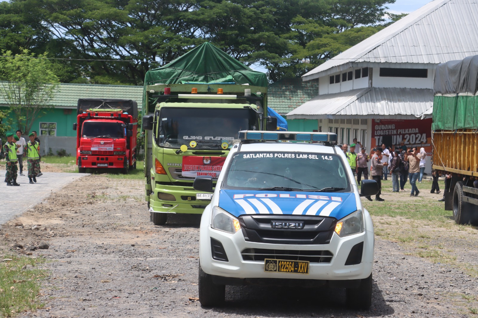 Logistik Pilkada Mulai Digeser, Dikawal Ketat Personel Gabungan