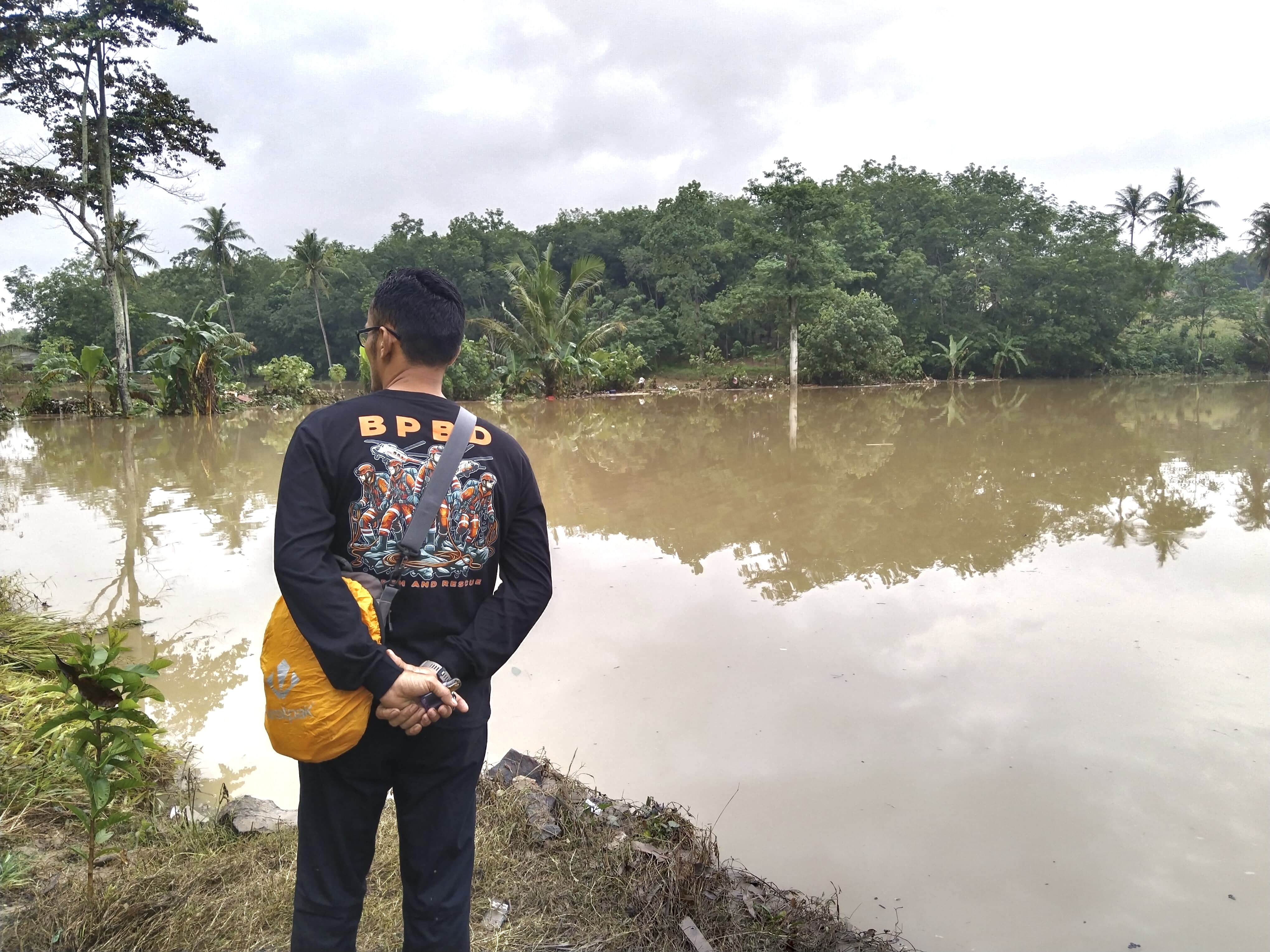 Banjir di Tanjung Bintang, 10 Rumah Terendam