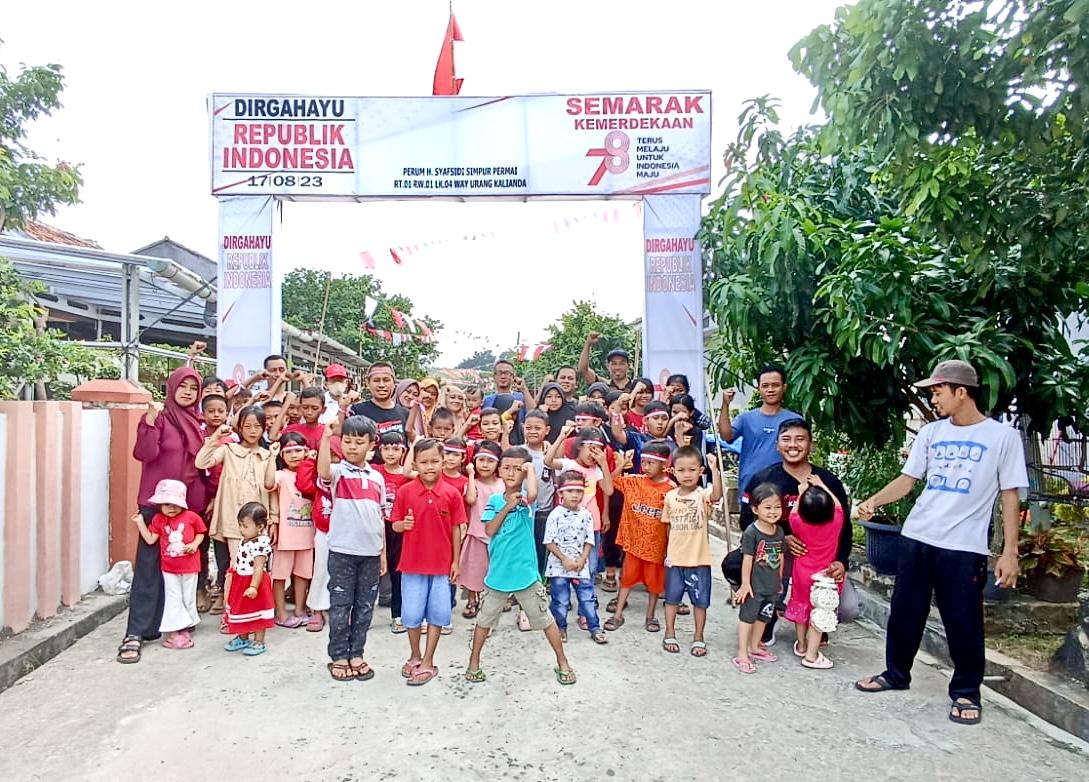 Perum Simpur Permai Rayakan Kemerdekaan dengan Perlombaan