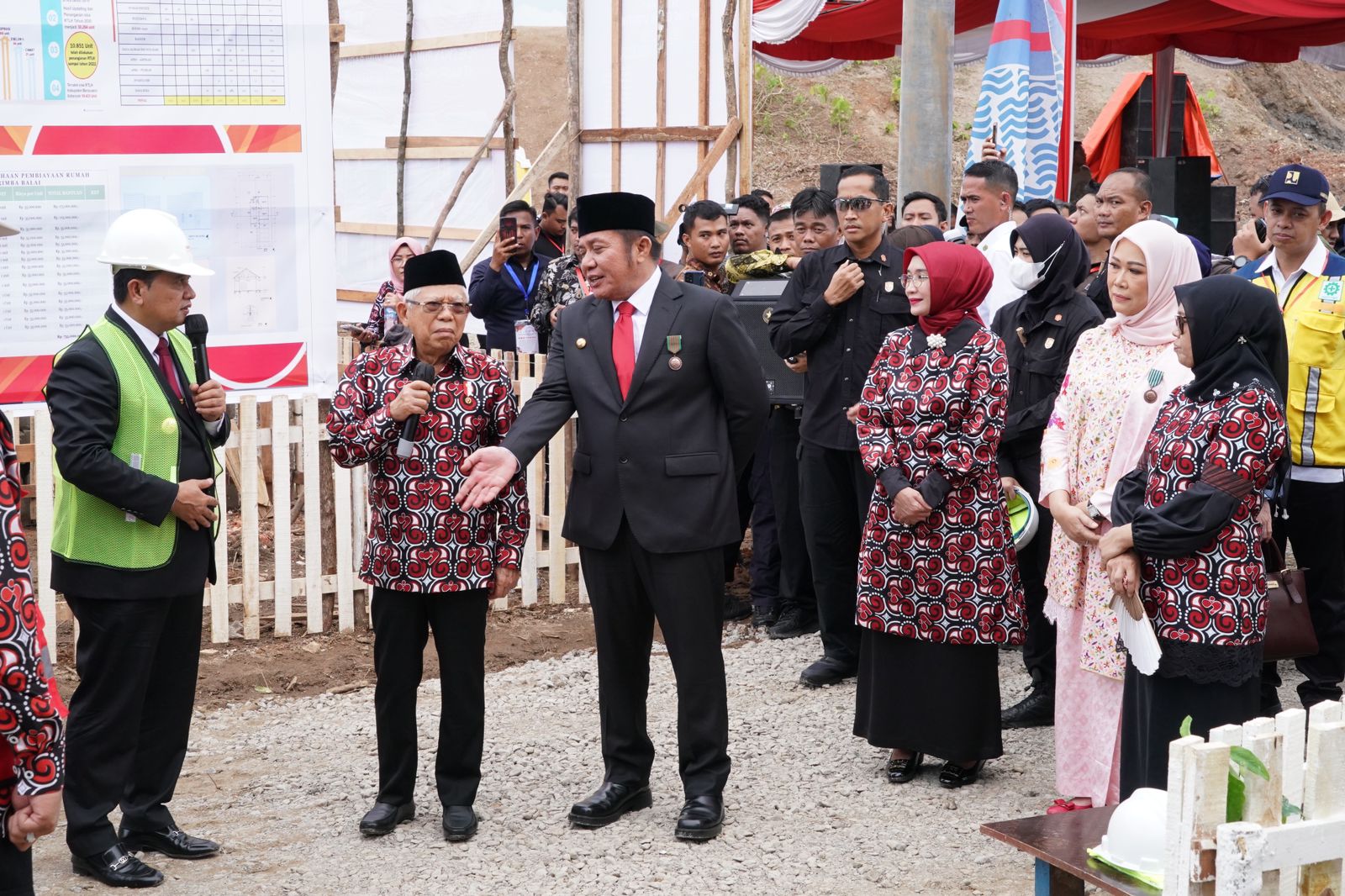 Wapres Ma'ruf Amin Kunjungi Pembangunan Perumahan Bagi Keluarga Berisiko Stunting