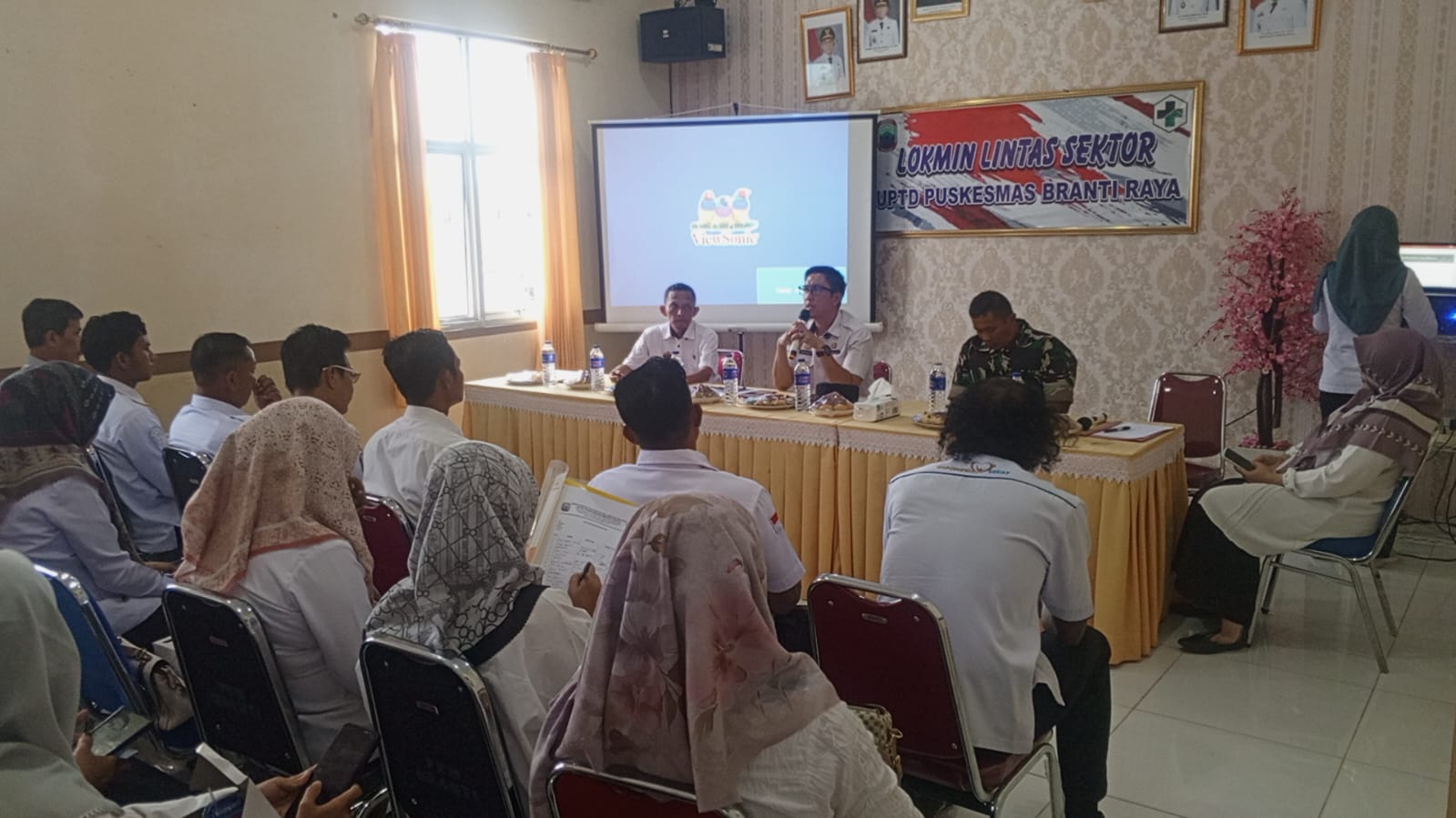 Kolaborasi Penanganan Kesehatan Masyarakat, Puskesmas Branti Raya Gelar Lokmin Bersama UPT se-Natar