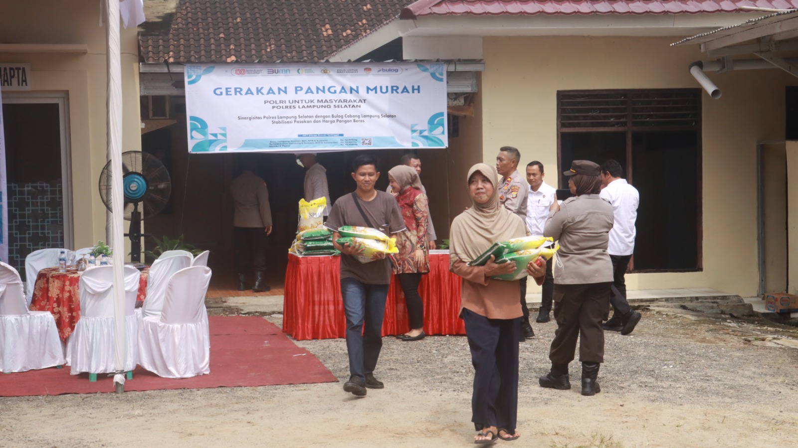 Polres Lampung Selatan Gelar Gerakan Pangan Murah, Cegah Monopoli dan Jaga Ketahanan Pangan