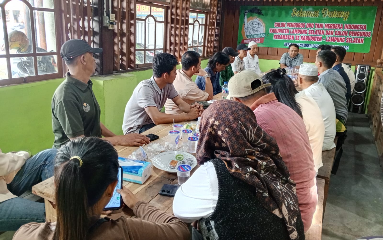 DPD Tani Mardeka Indonesia Kabupaten Lampung Selatan Gelar Rapat Calon Pengurus