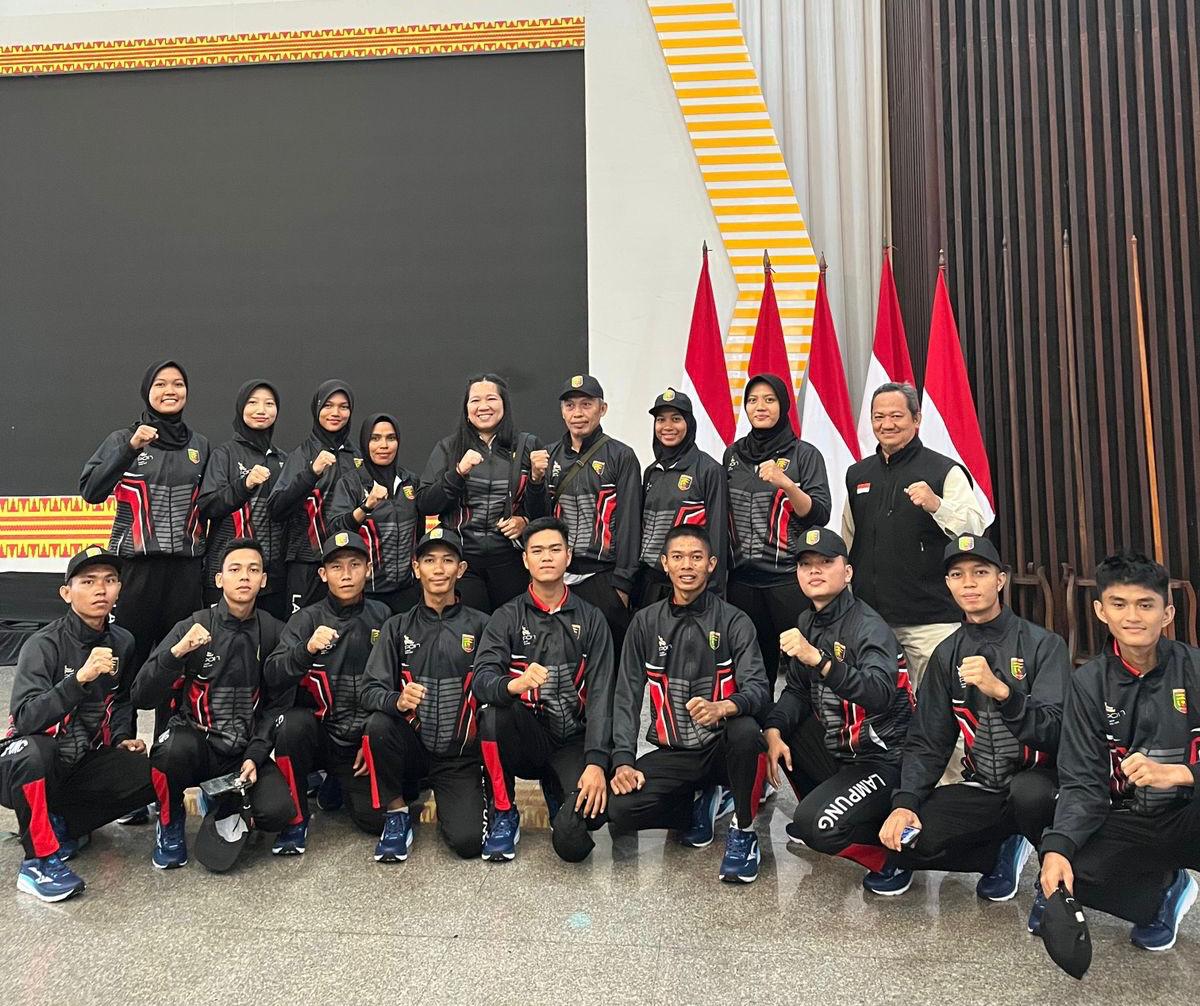 Tim Taekwondo Lampung Turunkan 14 Atlet Hadapi PON Bela Diri di Kudus