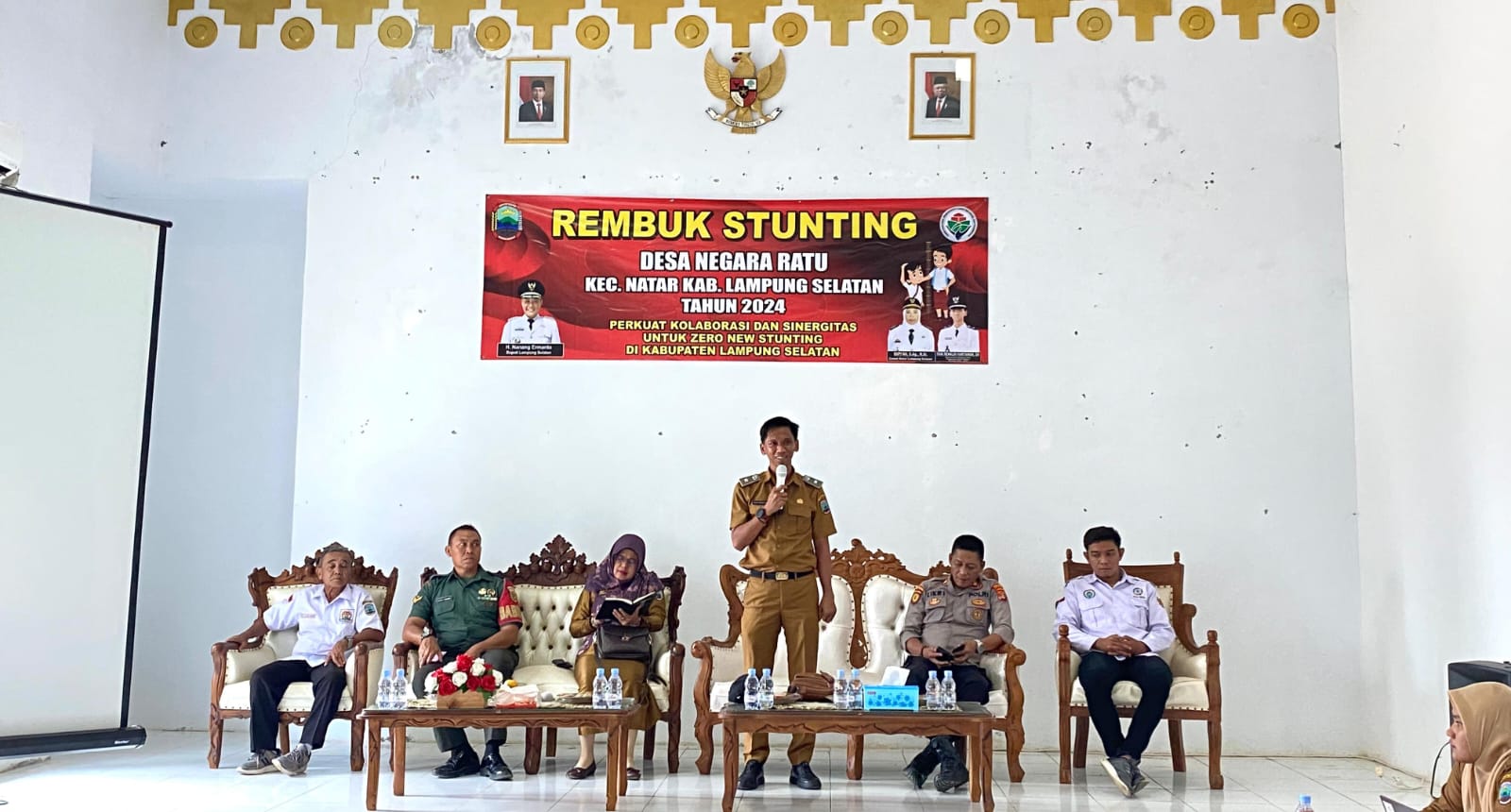 Desa Negara Ratu Komitmen Tuntaskan Stunting, Kades Ajak Seluruh UPT di Natar Kerja Bersama