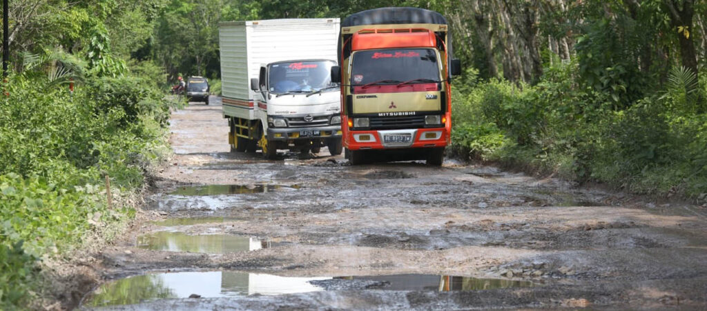 Pemkab Lamsel Segera Bangun Jalan 500 Meter di Kertosari Tanjungsari 