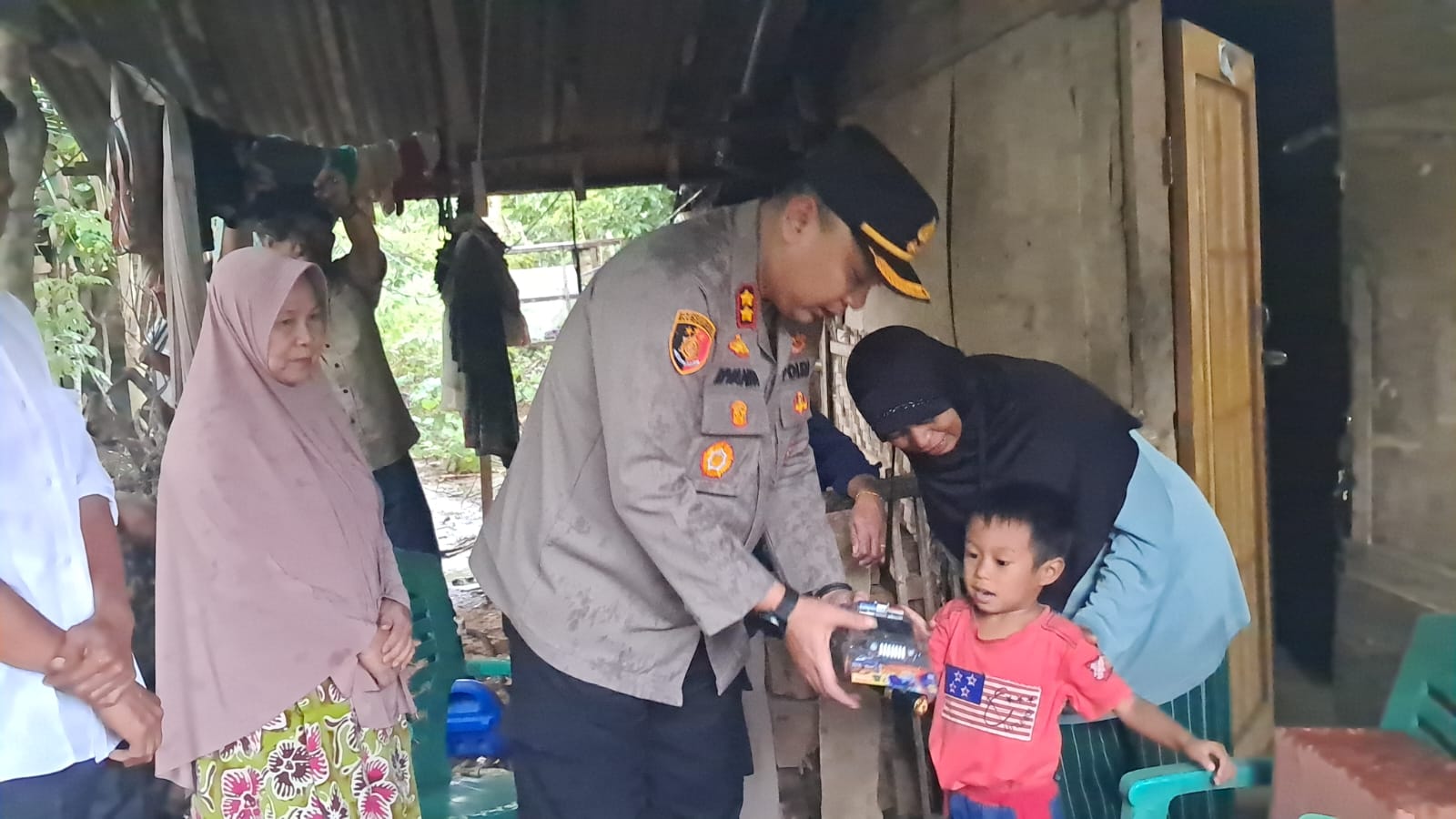 Polda Lampung Akan Bedah Rumah Tidak Layak Huni Milik Surtini