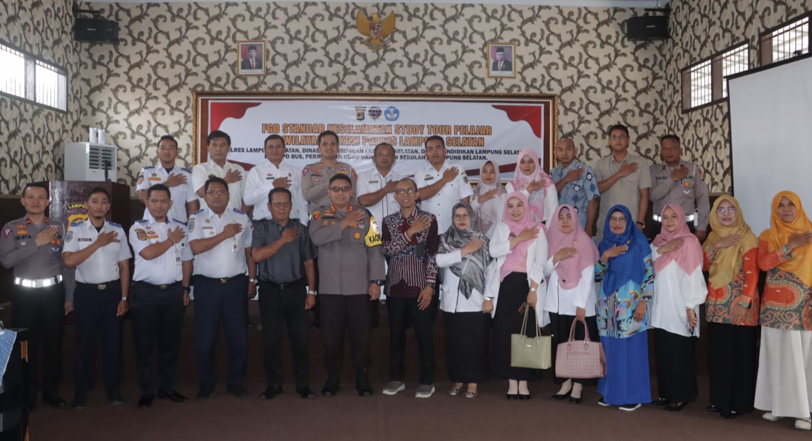 Polres Lampung Selatan Tingkatkan Keselamatan Study Tour dengan Kolaborasi Multi Sektor