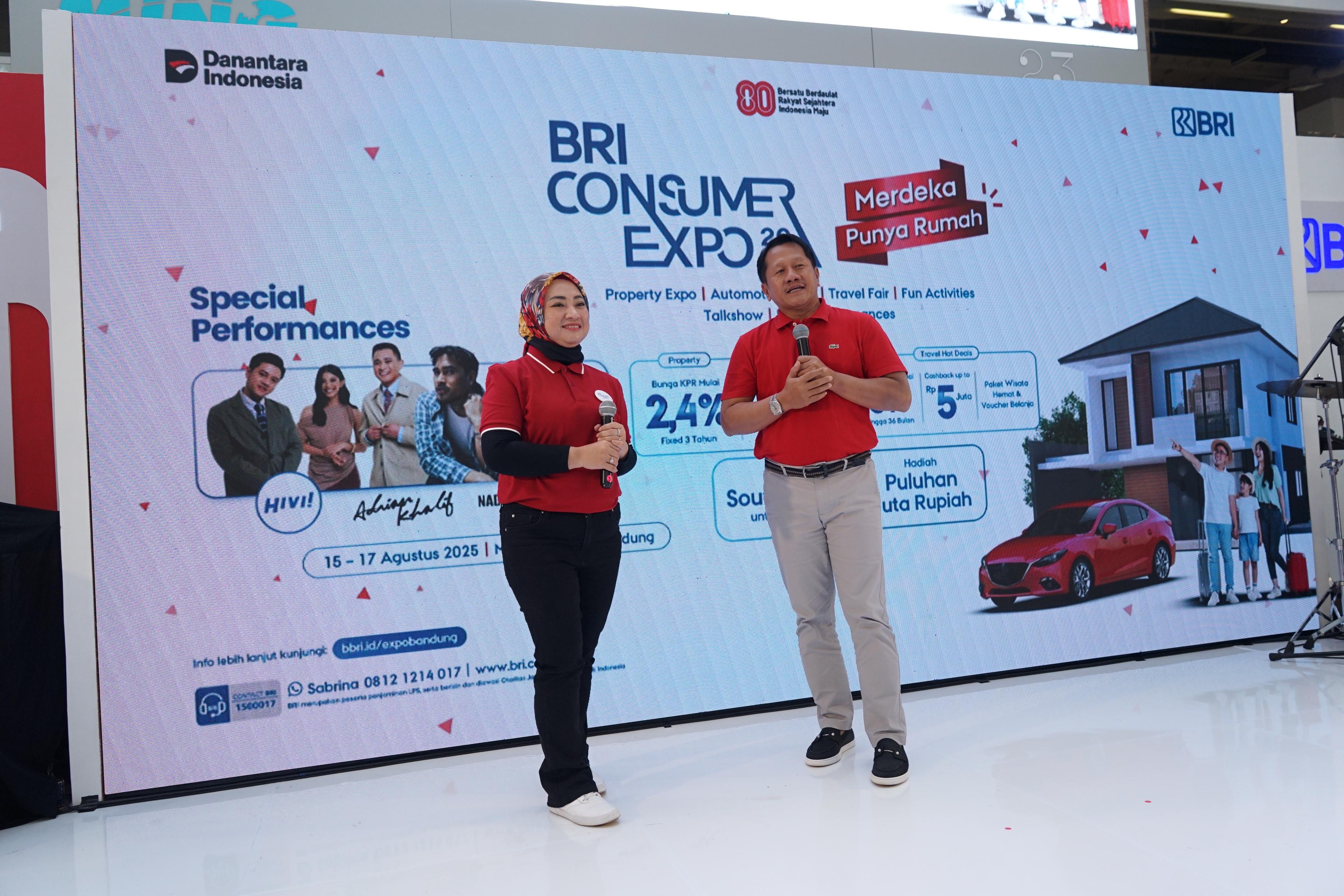 BRI Gelar Consumer Expo 2025 di Bandung, Hadirkan Suku Bunga KPR Ringan Mulai 2,40%