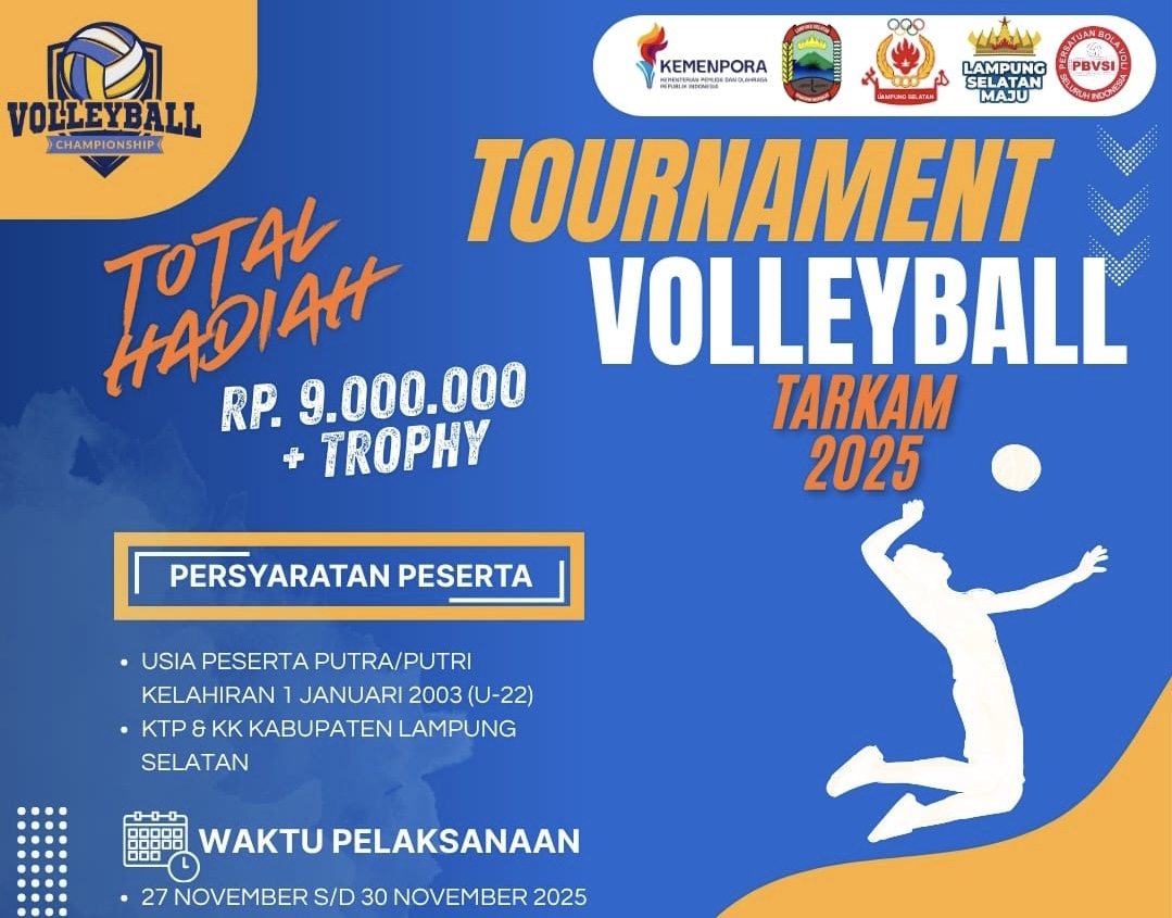 Empat Agenda Olahraga Menanti Masyarakat Lampung Selatan di Akhir November