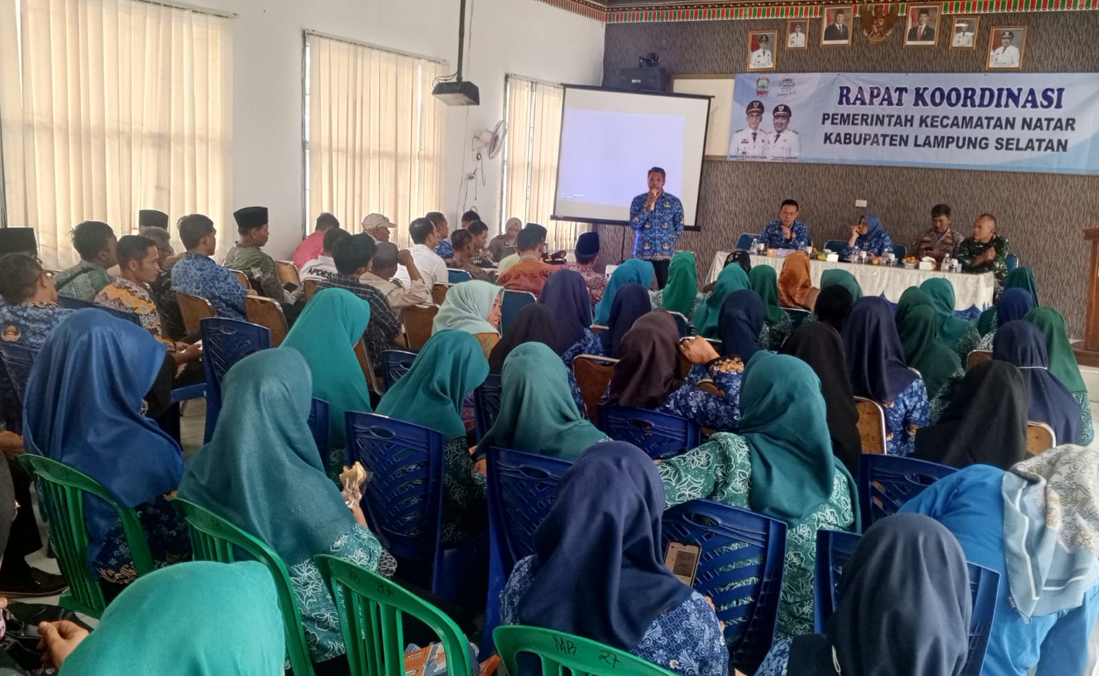 Rakor Bulanan Kecamatan Natar, Ajak Semua Pihak Kolaborasi Majukan Lampung Selatan