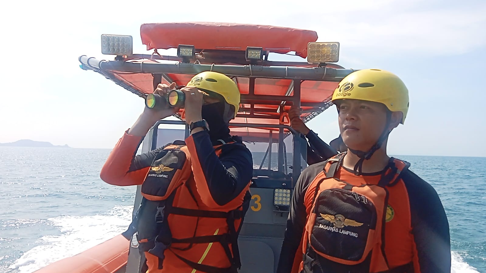 Pencarian Penumpang Yang Lompat Dari Kapal di Pulau Rimau Kalianda Hingga Hari Ketiga Masih Nihil