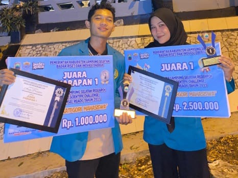 Mahasiswa UM Kalianda Sabet Gelar Juara di Lamsel Research 2025