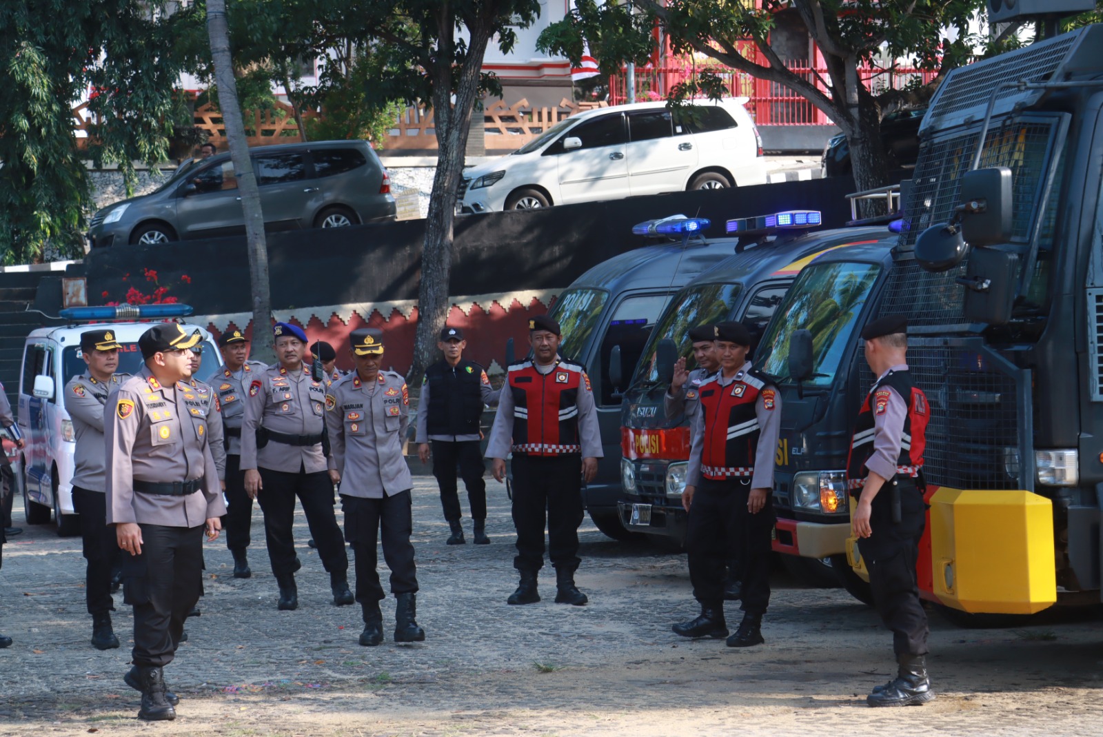 Siapkan Alat dan Kendaraan Khusus, Polres Lampung Selatan Siap Amankan Pilkada Serentak 2024