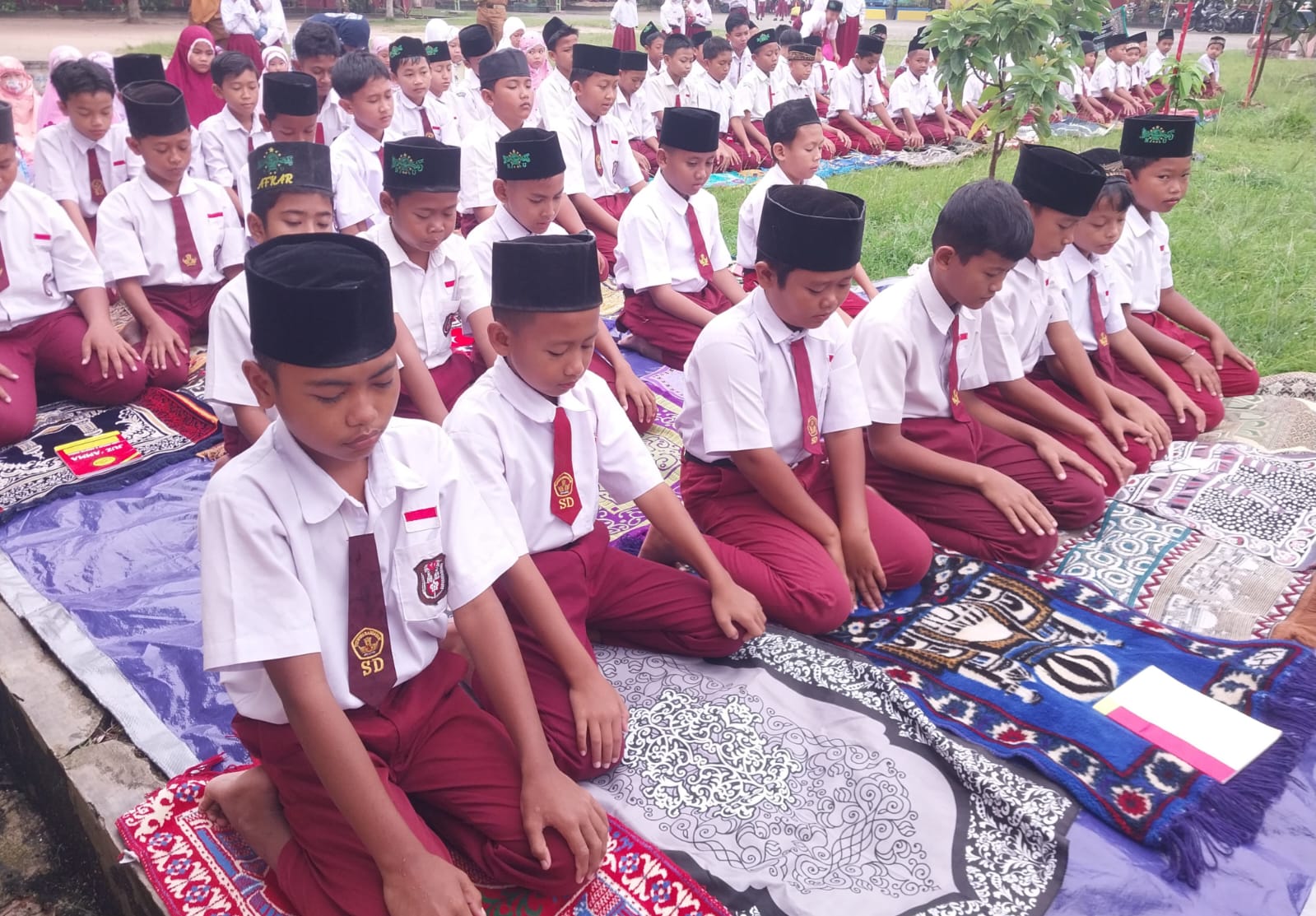 Siswa SD Negeri 2 Branti Raya Isi Bulan Ramadhan dengan Sholat Duha Setiap Hari Sebelum Belajar 