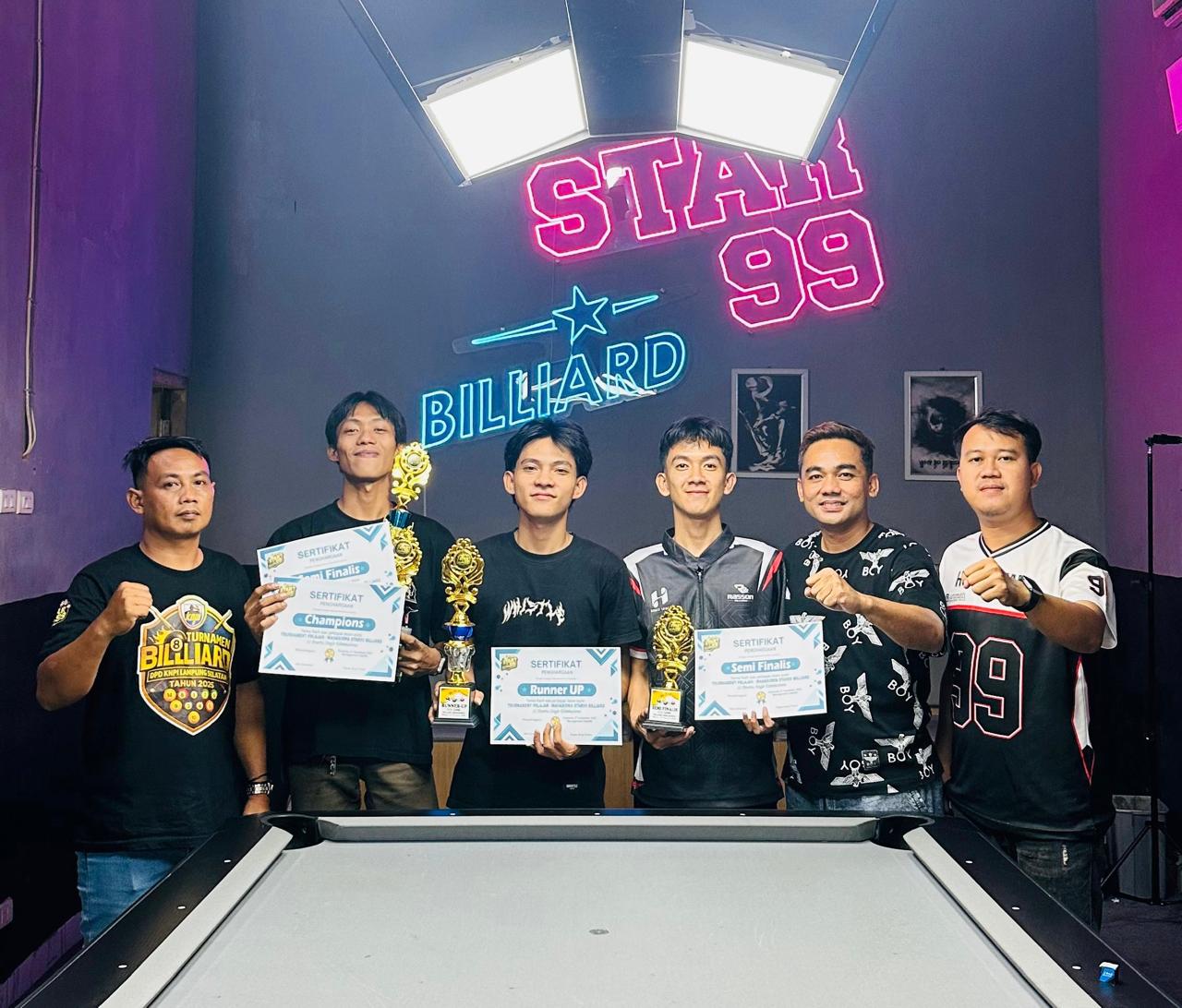 Turnamen Pelajar-Mahasiswa, Bukti Berjalannya Pembinaan Atlet Muda di Star99 Billiard Kalianda