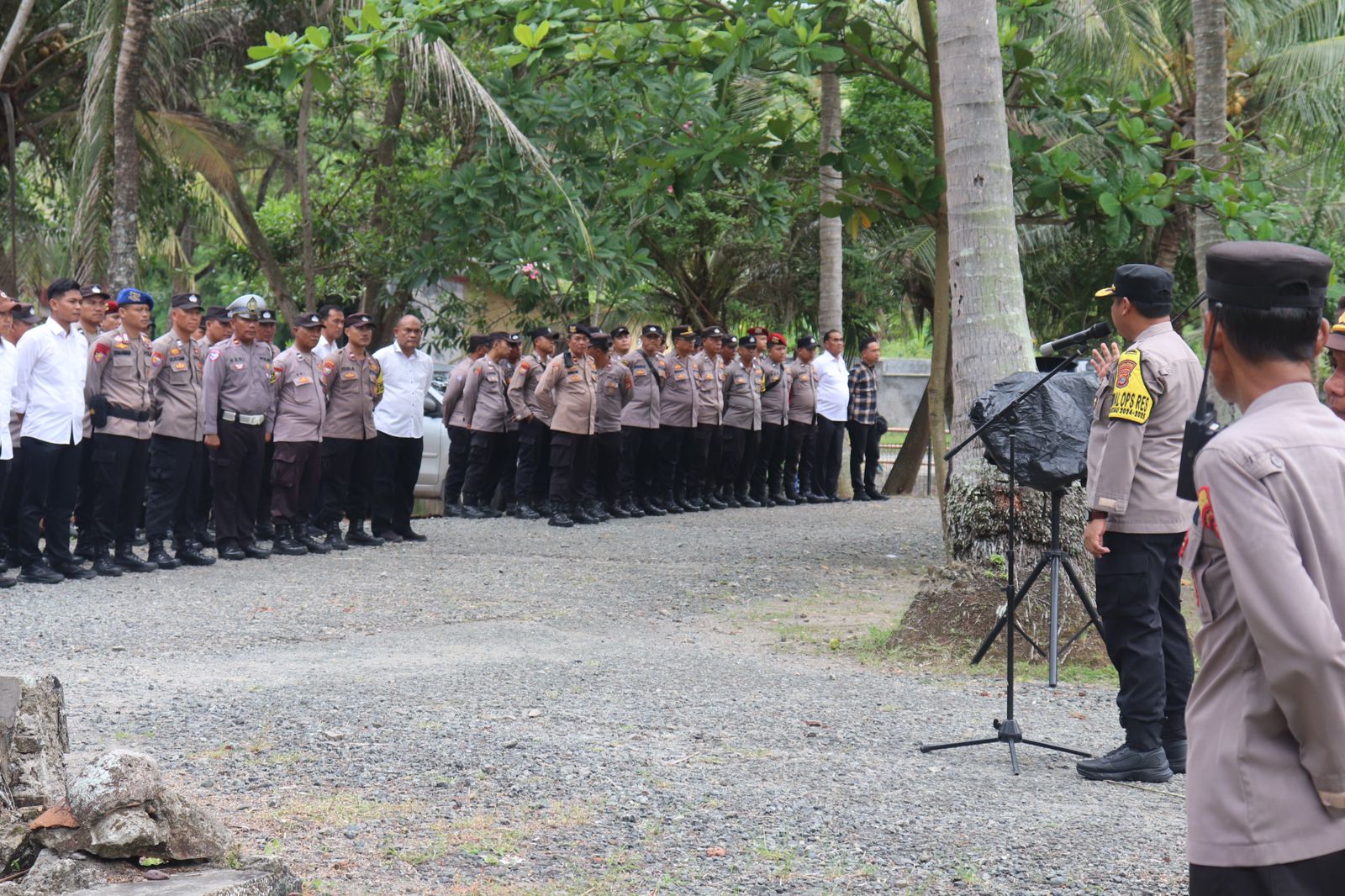 Rapat Pleno KPU, Ratusan Personel Gabungan Disiagakan