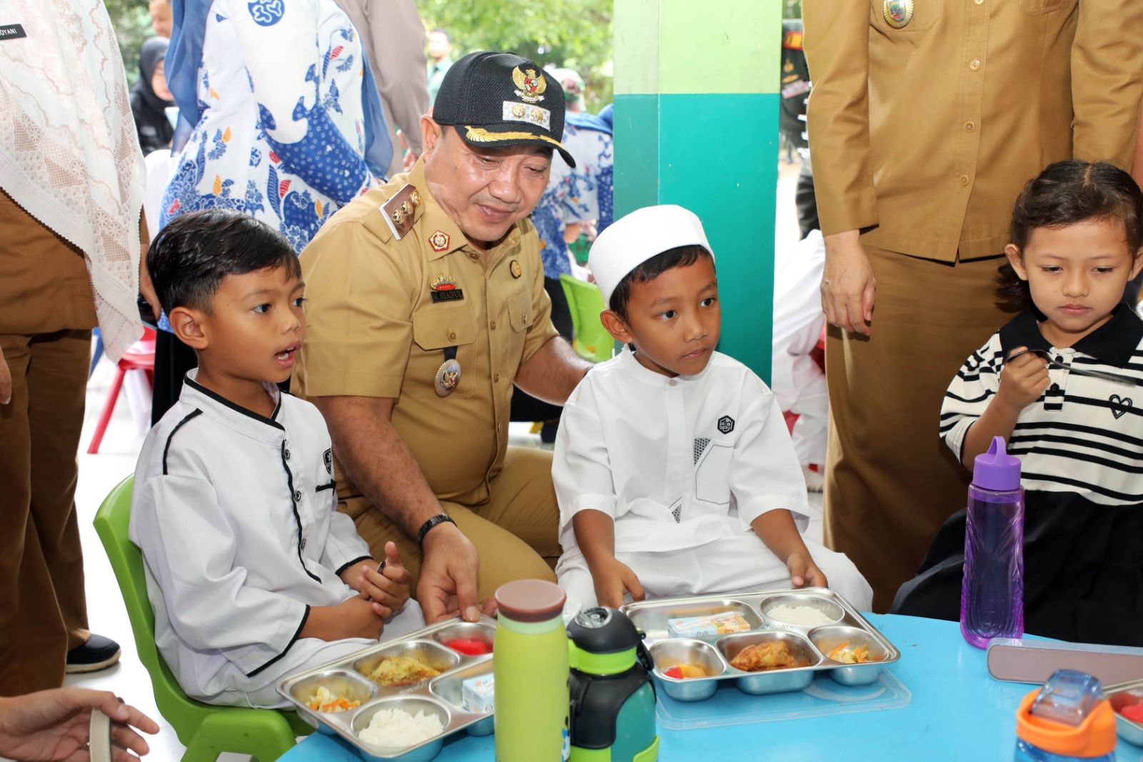 Pemkab Lamsel dan Badan Gizi Nasional Lamsel Launching Program MBG di Tanjung Bintang