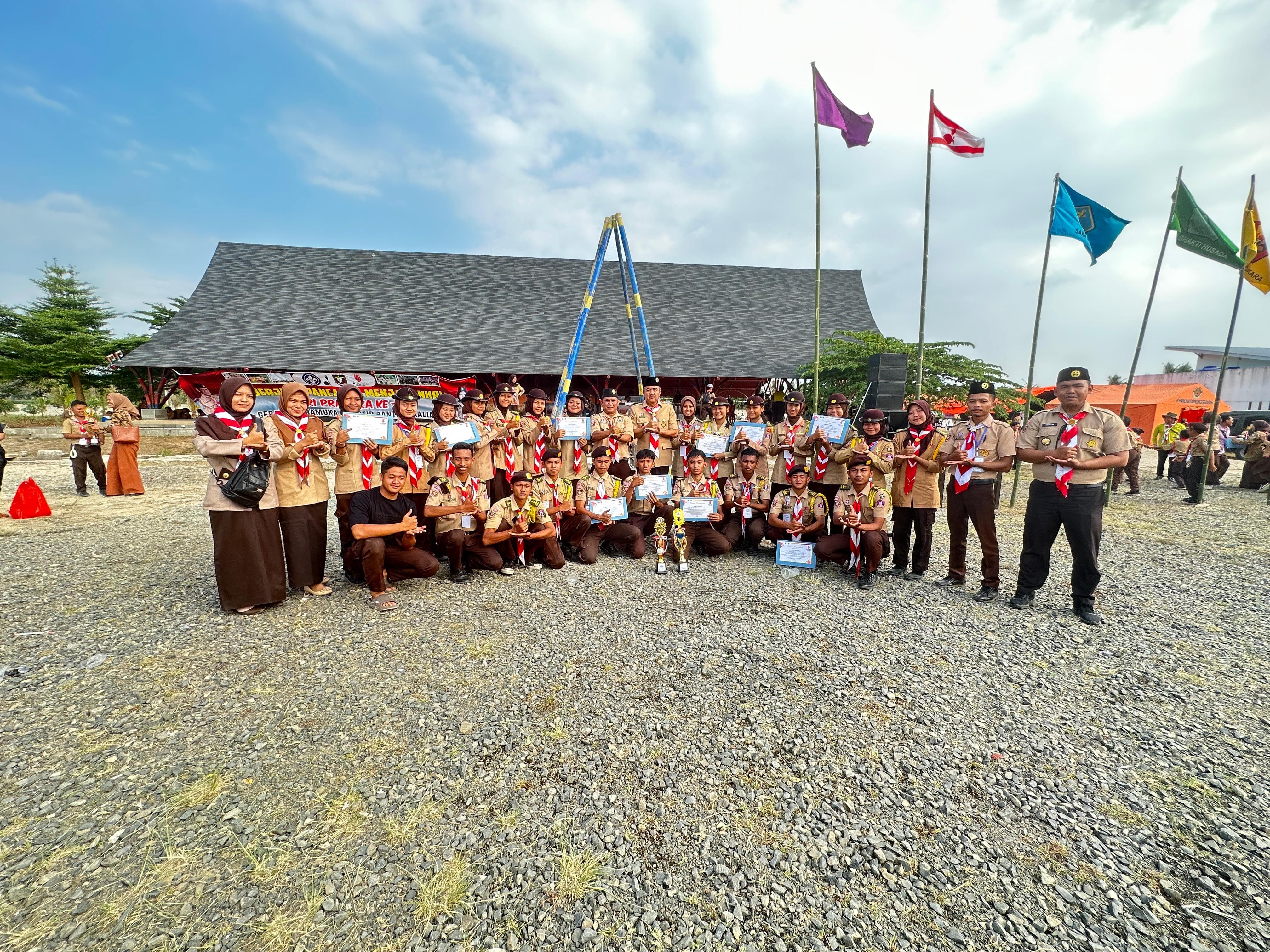 Pramuka SMA Negeri 2 Kalianda Raih Prestasi Sebagai Gugus Depan Terbaik 1 dan Juara Umum 2 di Kwartir Ranting 