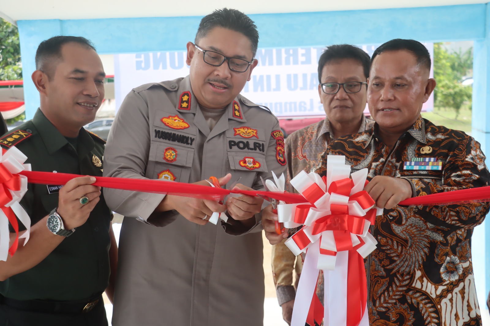 Tiga Gedung Baru Milik Polres Lamsel Resmi Beroperasi Hari Ini