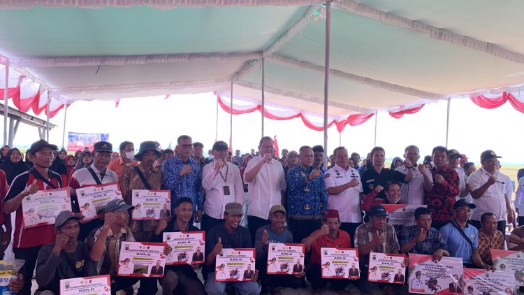 Sudin Datang ke Sragi, Sebut Lampung Selatan Masih Kekurangan Mesin Panen