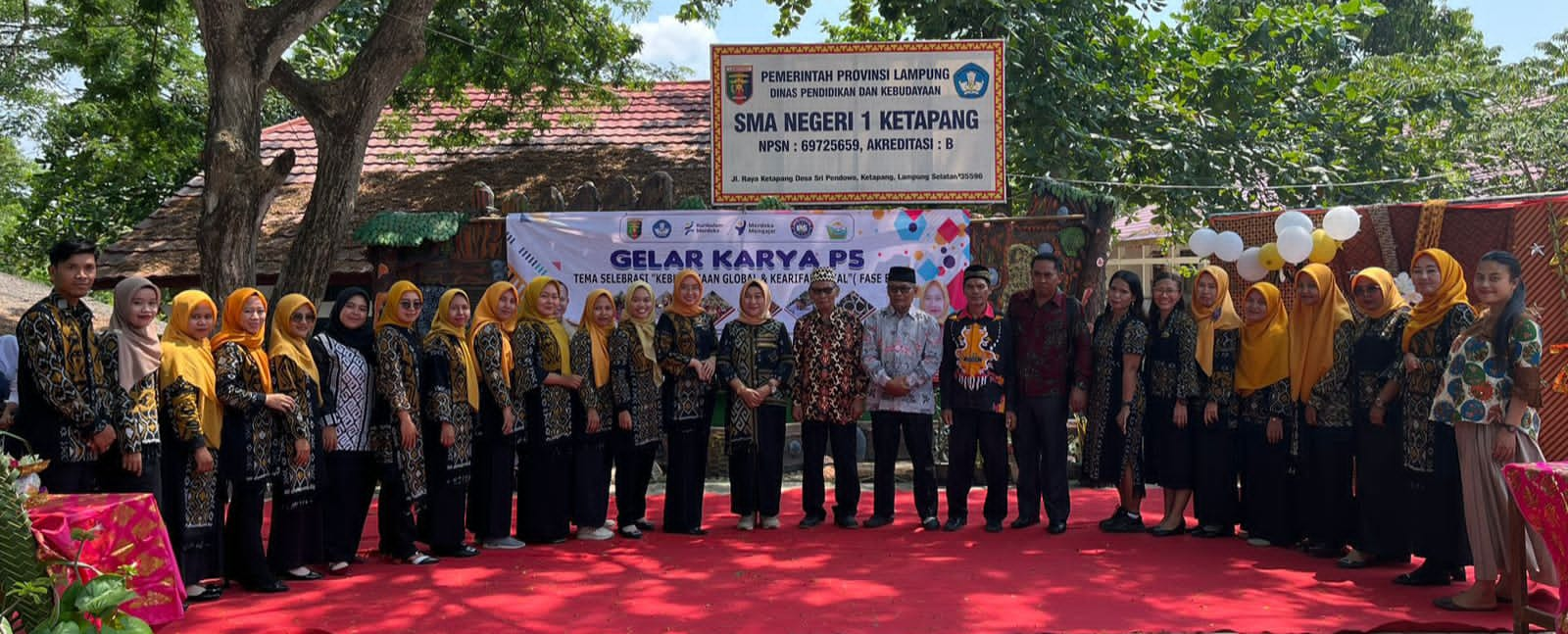 SMA Negeri 1 Ketapang Gelar Karya P5 Kurikulum Merdeka, Usung Tema “Kebhinekaan Global dan Kearifan Lokal”