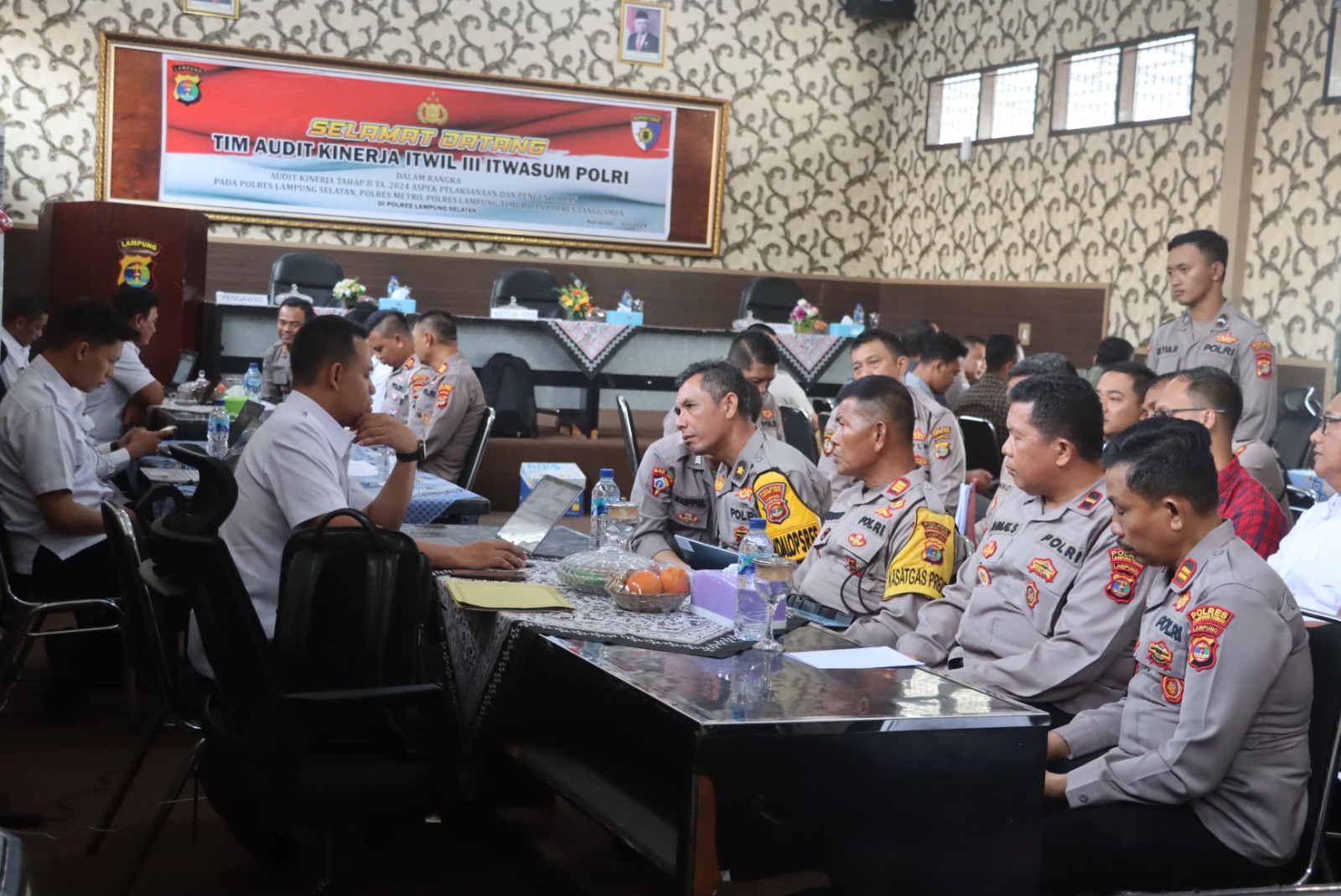 4 Polres jalani Audit kinerja dipusatkan di Polres Lampung Selatan