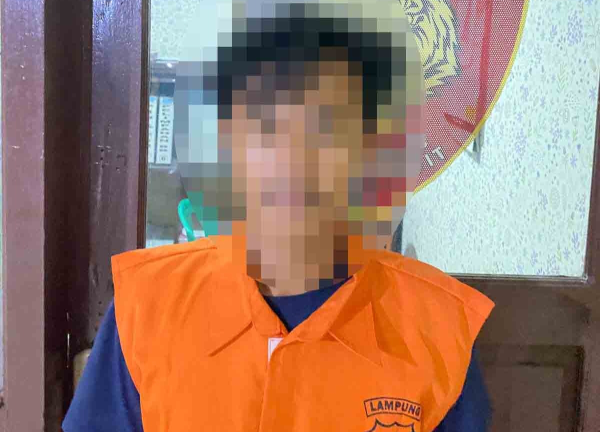 Tekab 308 Polsek Katibung Tangkap Pencuri Mesin Pompa Air Masjid di Lampung Selatan