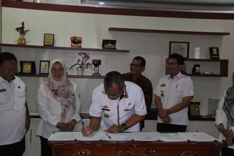 Pemkab Lamsel Lanjut MoU Dengan BPJS Kesehatan