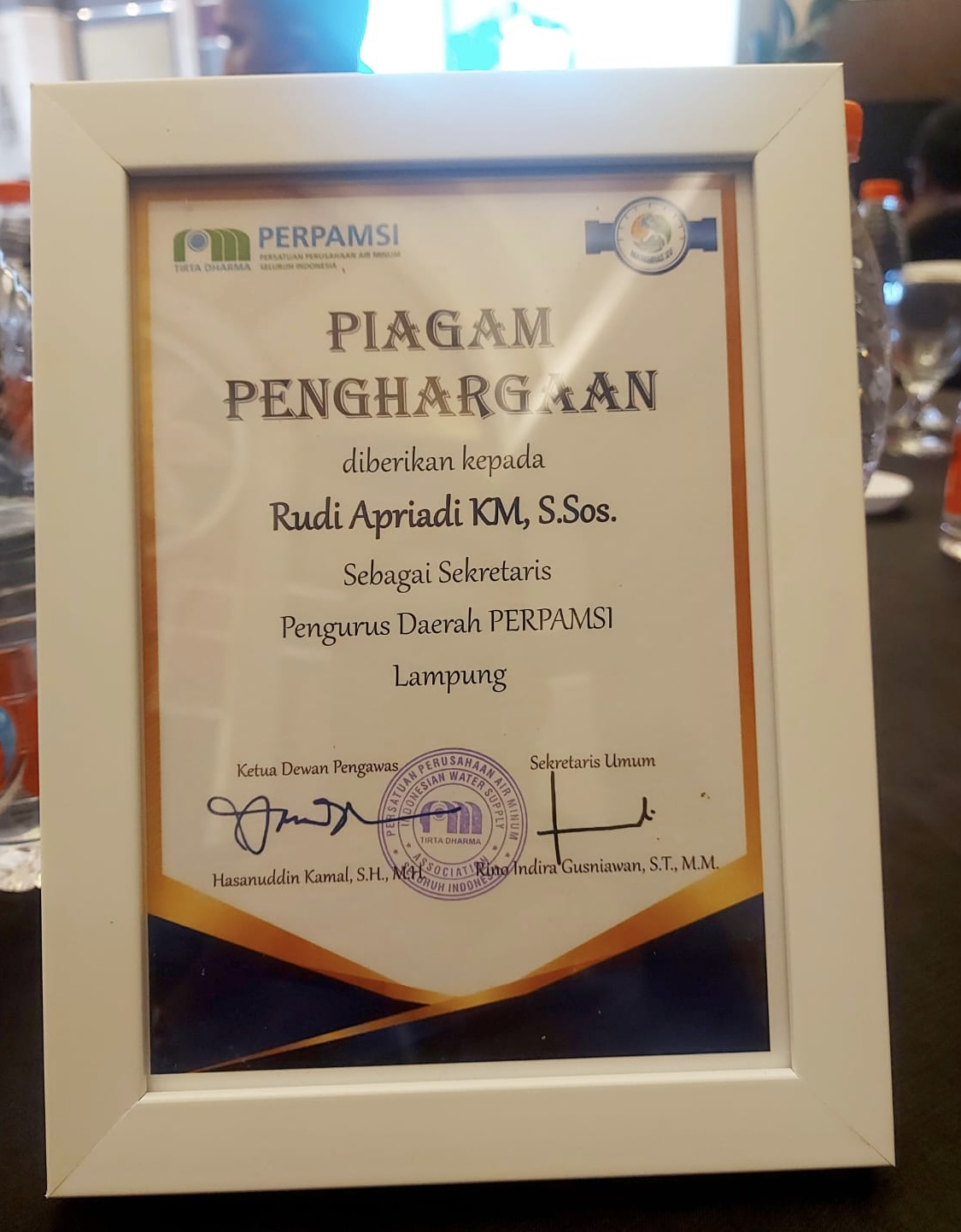 Rudi Apriadi Raih Prestasi di Akhir Masa Bakti