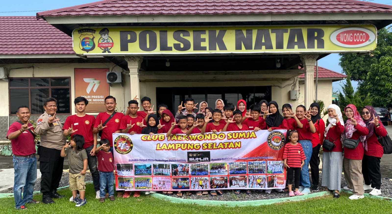 16 Atlet Taekwondo Club Sumja Polsek Natar Siap Bertanding di Kejuaraan Taekwondo Pangkostrad