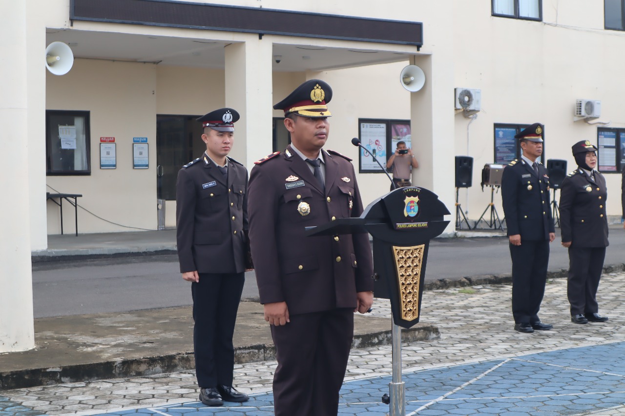 Polres Lampung Selatan Gelar Upacara Hari Bela Negara, Motivasi Jaga Keamanan