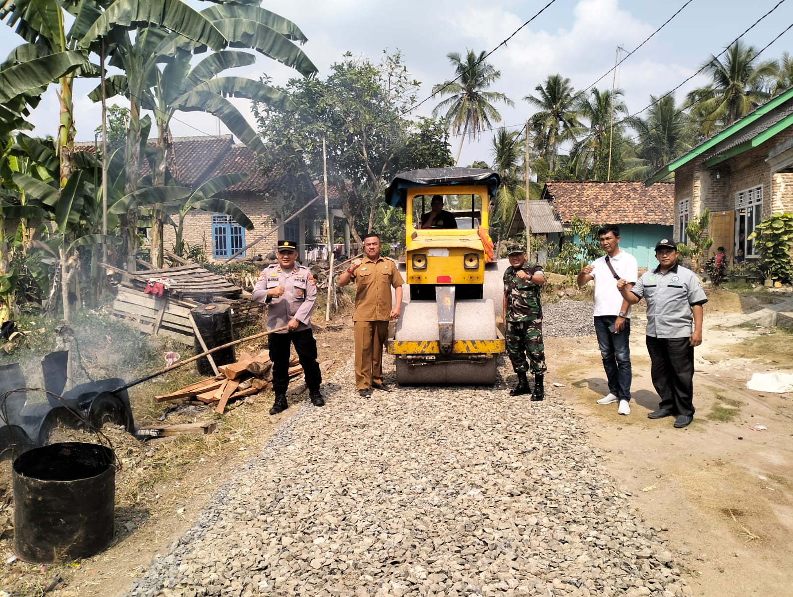 Talang Baru Realisasikan Pembangunan Jalan Dusun