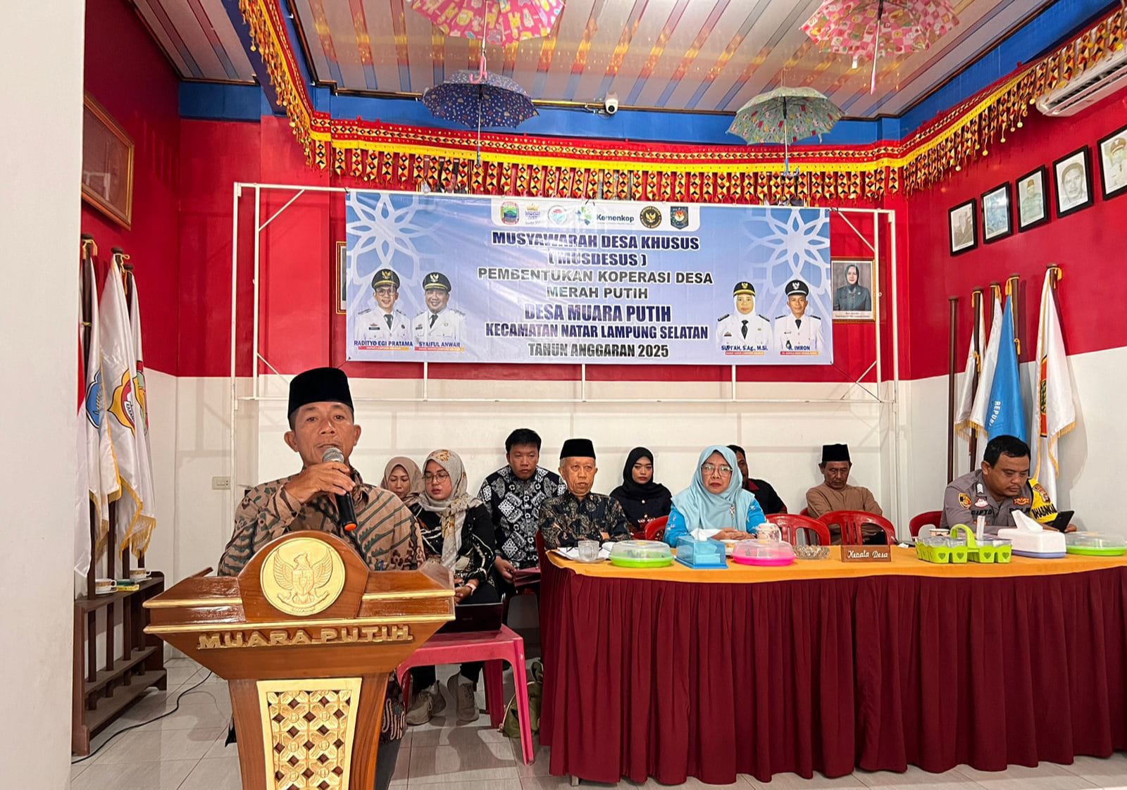 21 Desa Rampungkan Kepengurusan Koperasi Desa Merah Putih, Camat Natar : Target Selesai Pekan ini