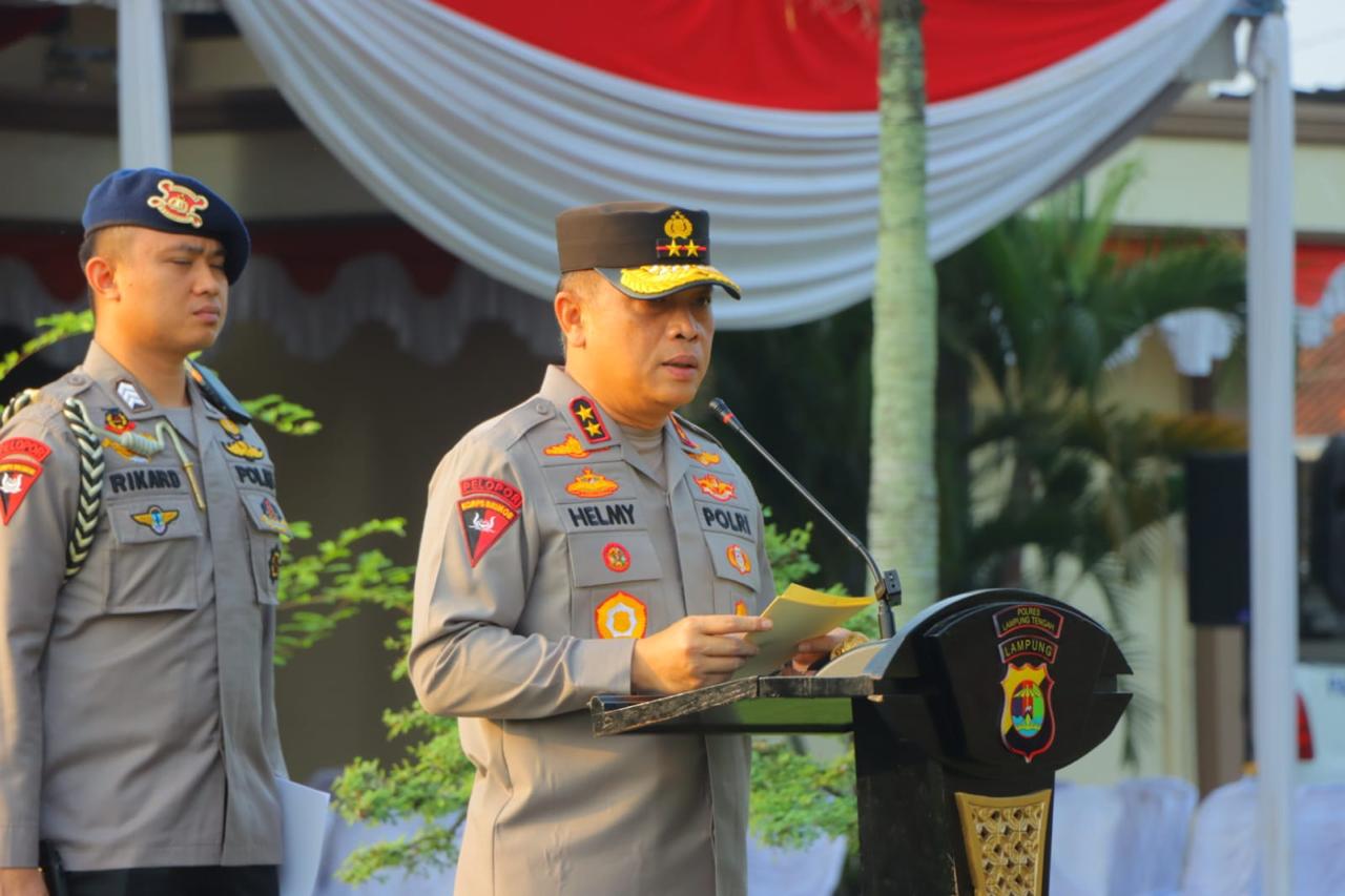 Kapolda Lampung Ingatkan Personilnya Tetap Waspada Jelang Pilkada Serentak 2024