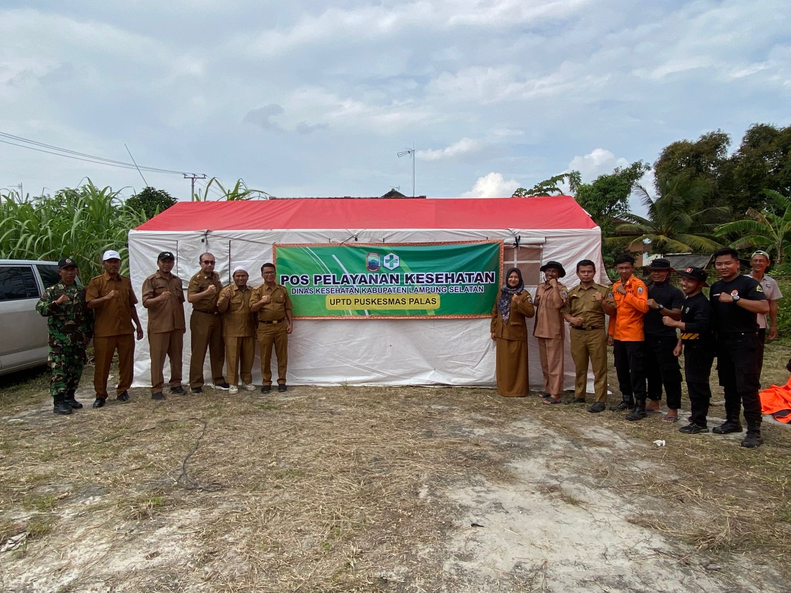 Peduli Kesehatan Masyarakat Terdampak Banjir, Dinkes Lamsel Buka Posko Pelayanan