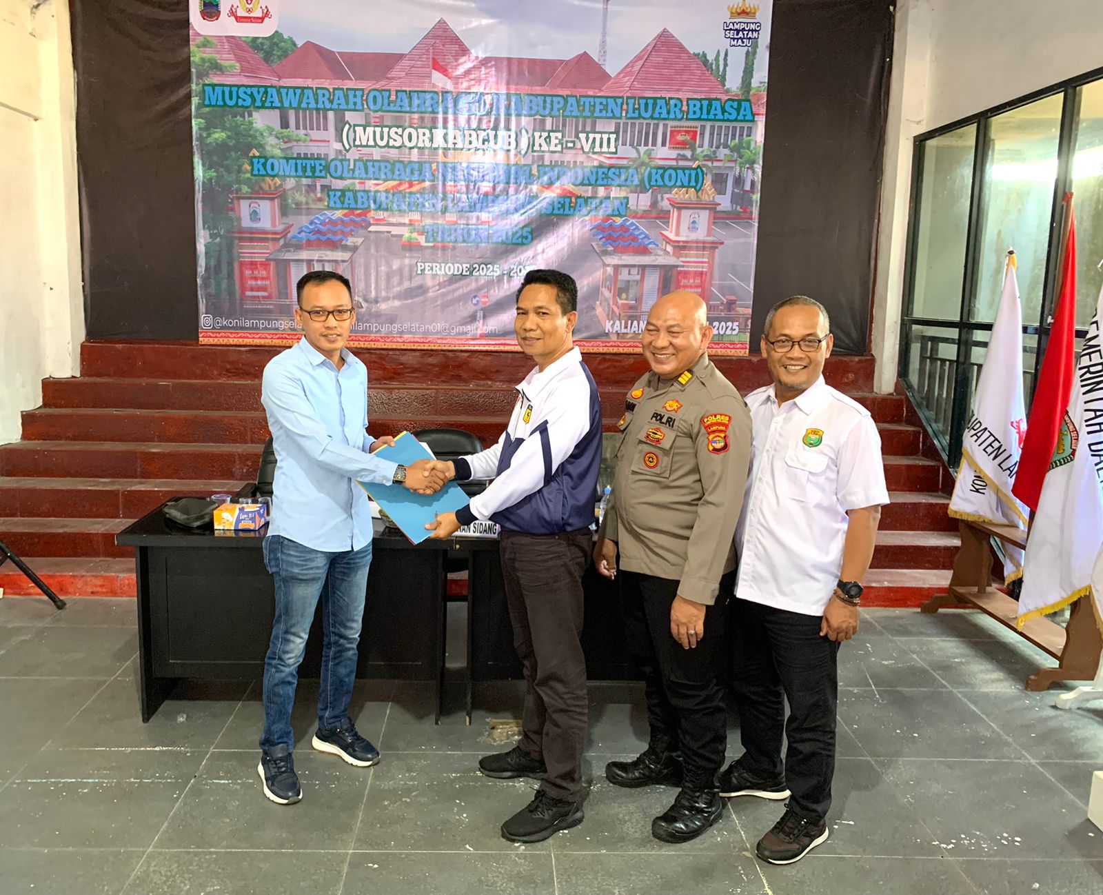 Terpilih Aklamasi Sebagai Ketua Umum KONI Lamsel, Zulhaidir: Kami Siap Berkolaborasi