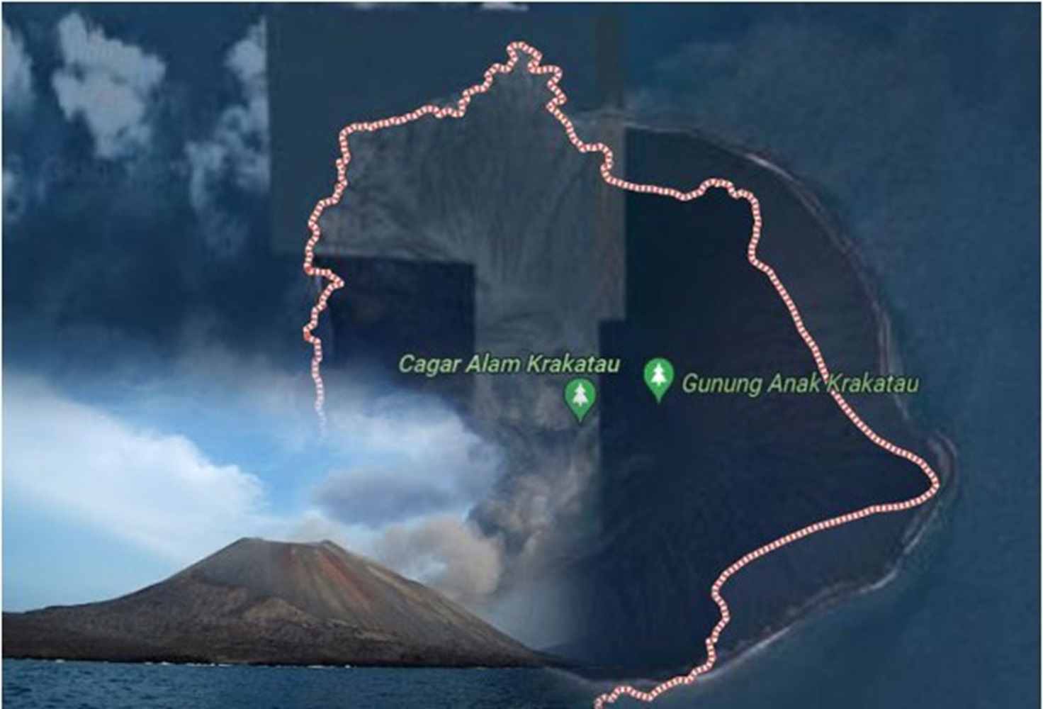 Gunung Anak Krakatau 6 Bulan Puasa Erupsi