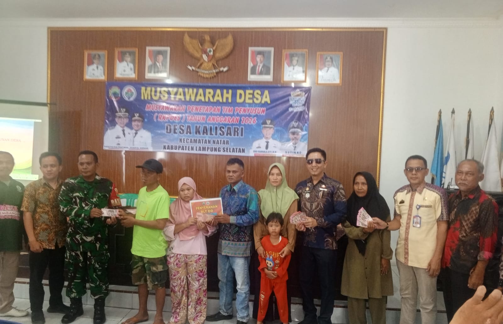 Sembilan Desa di kecamatan Natar Rampungkan Penyaluran BLT DD Tahap III 2025 