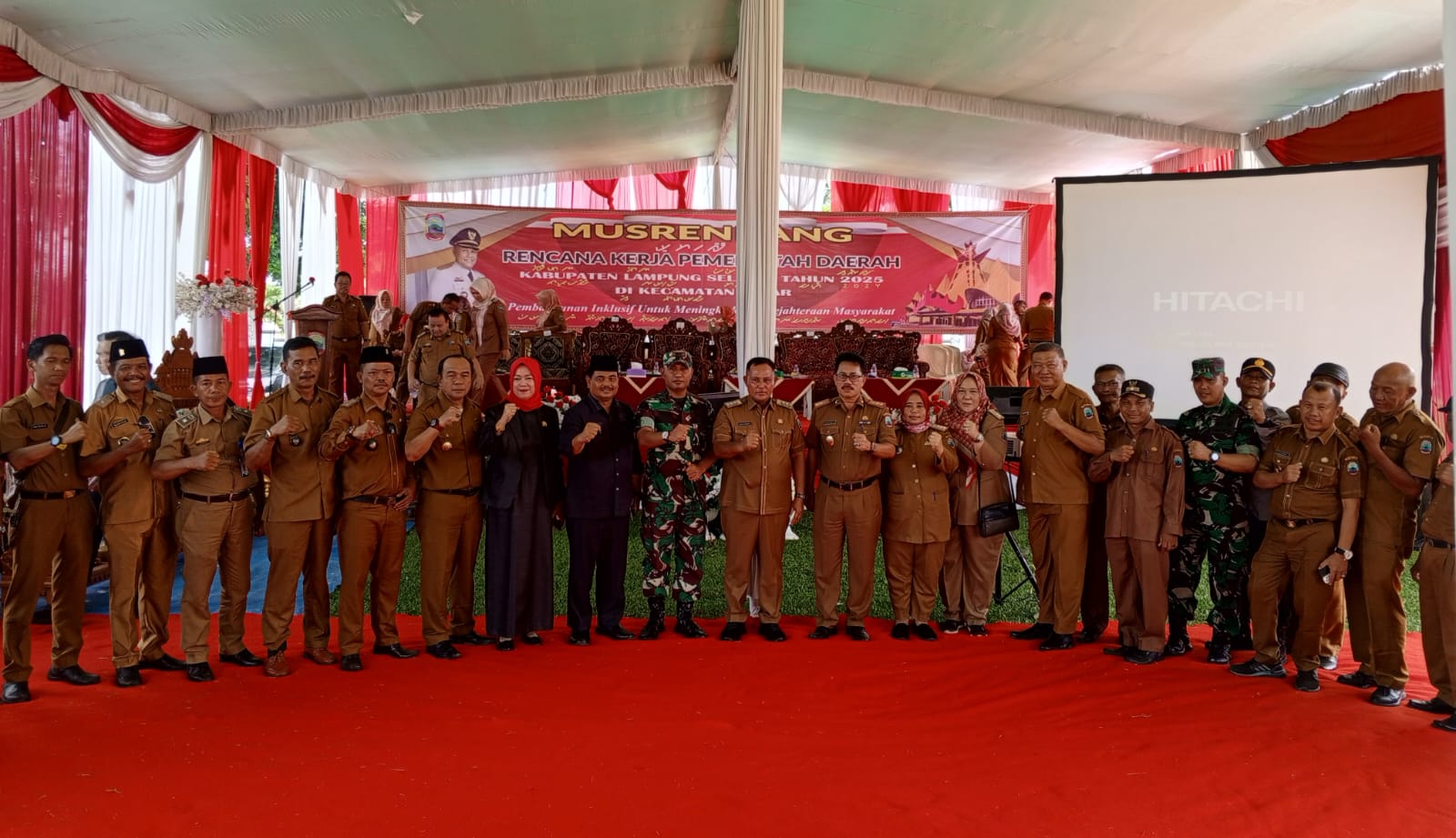 Camat Sampaikan Prioritas Pembangunan Infrastruktur di Kecamatan Natar, Jalan Mana Saja Yang Dibangun!