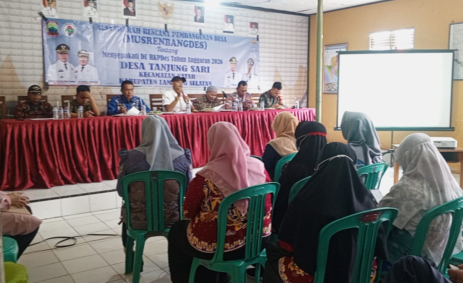 Desa Tanjung Sari Komitmen Membangun Desa Melalui Program Prioritas 