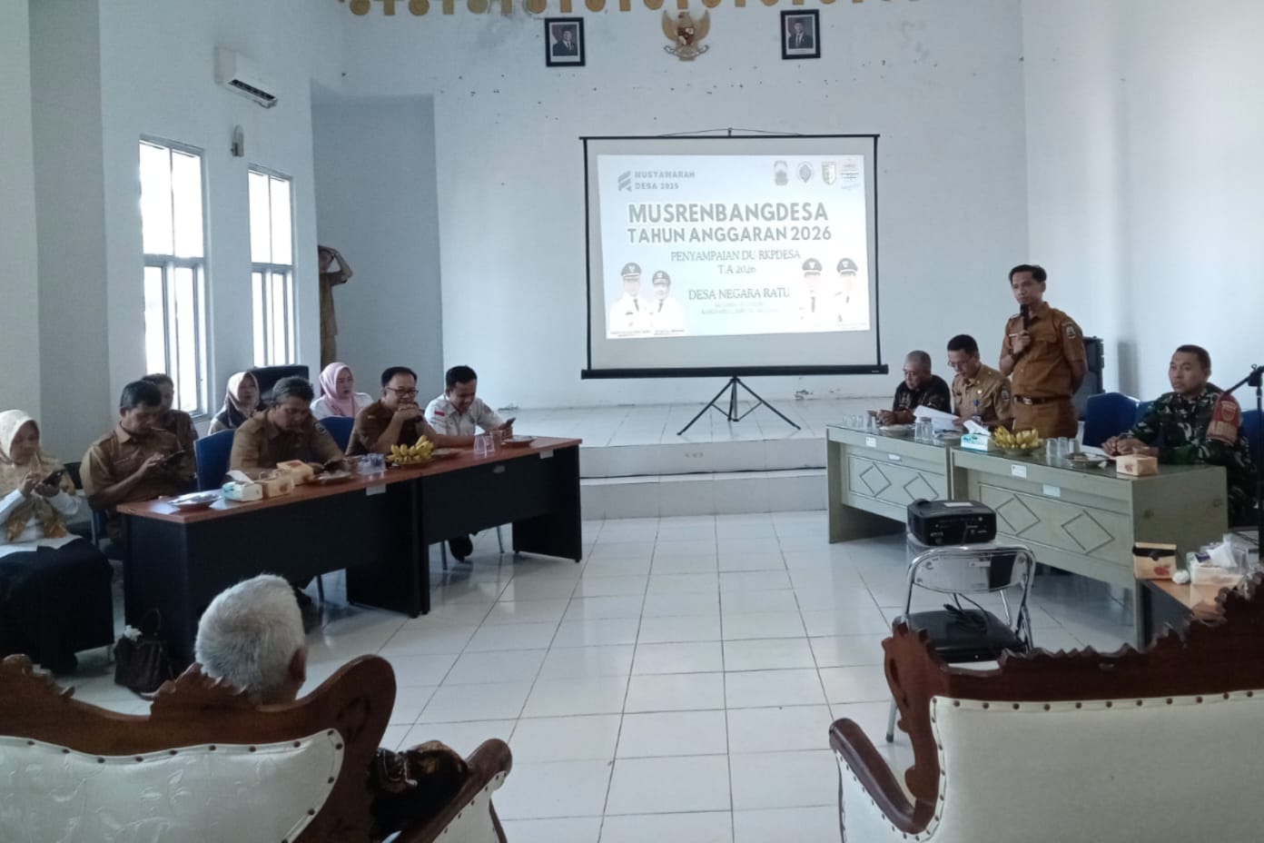 Desa Negara Ratu Gelar Musrenbangdes, Usulkan Pembangunan Jalan Sepanjang 5000 Meter di Tahun 2026 