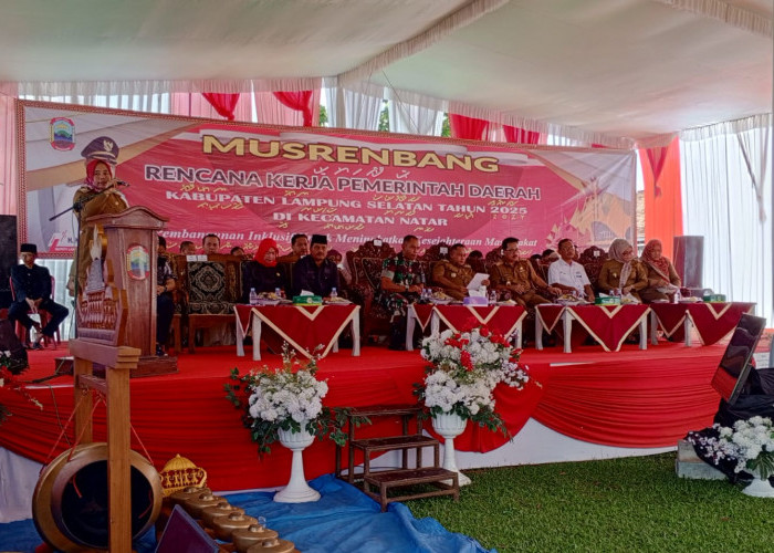 Bupati Lampung Selatan Buka Musrenbang Kecamatan Natar, Semua Usulan Masyarakat Jadi Prioritas 