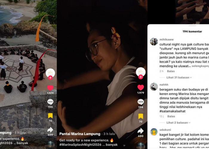 Kehadiran Tari Kecak Disorot Netizen, Event Director: Ini Bukti Bahwa Lampung Jadi Ruang Kolaborasi